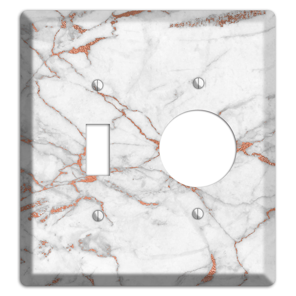 Copperfield Copper Toggle / Receptacle Wallplate