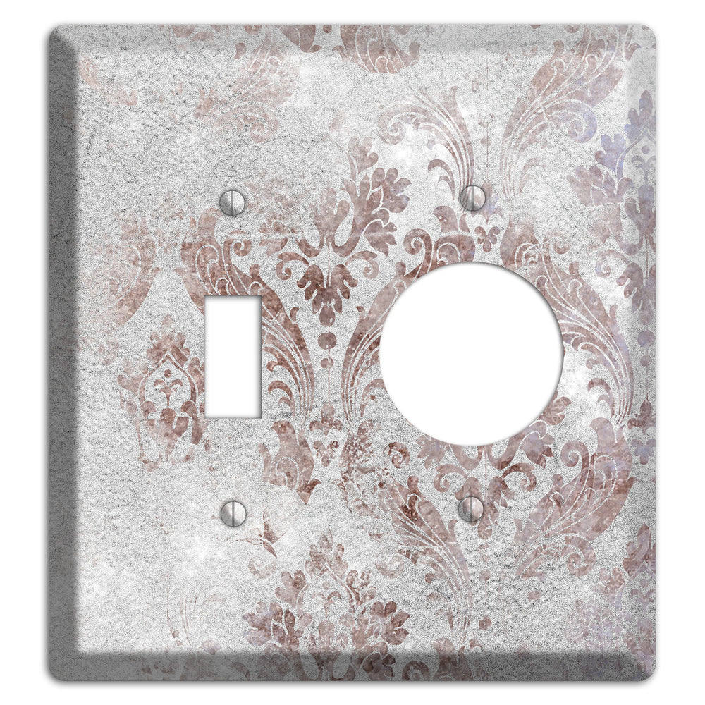 Nobel Whimsical Damask Toggle / Receptacle Wallplate