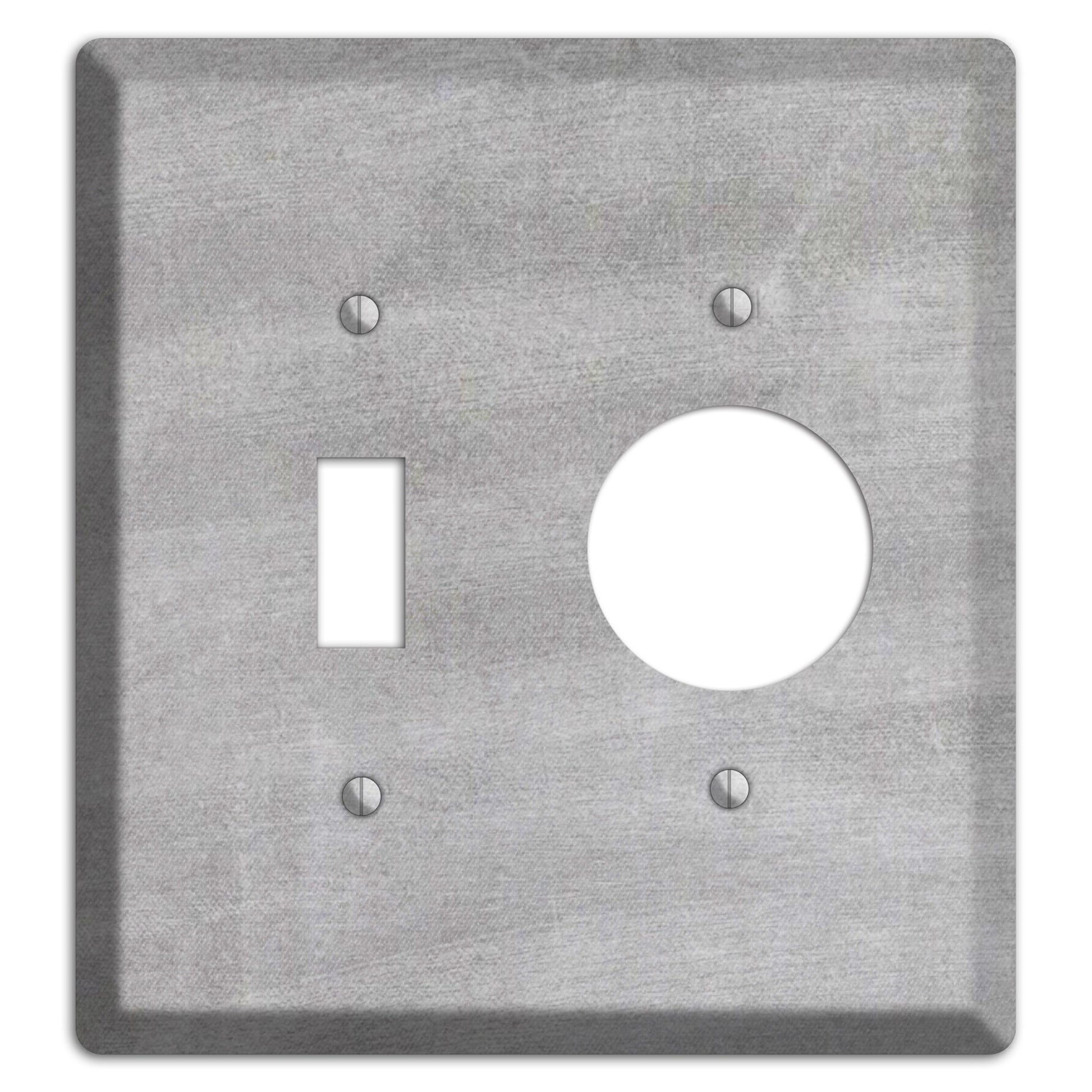 Chalk Light Grey Toggle / Receptacle Wallplate