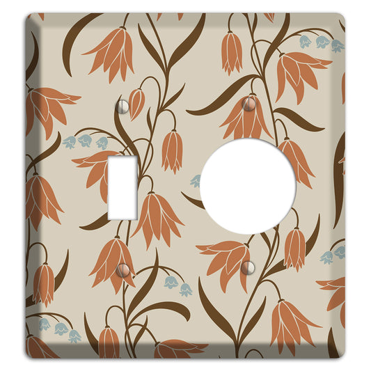 Spring Floral 1 Toggle / Receptacle Wallplate