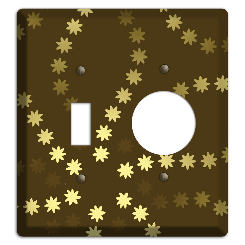 Multi Olive Constellation Toggle / Receptacle Wallplate