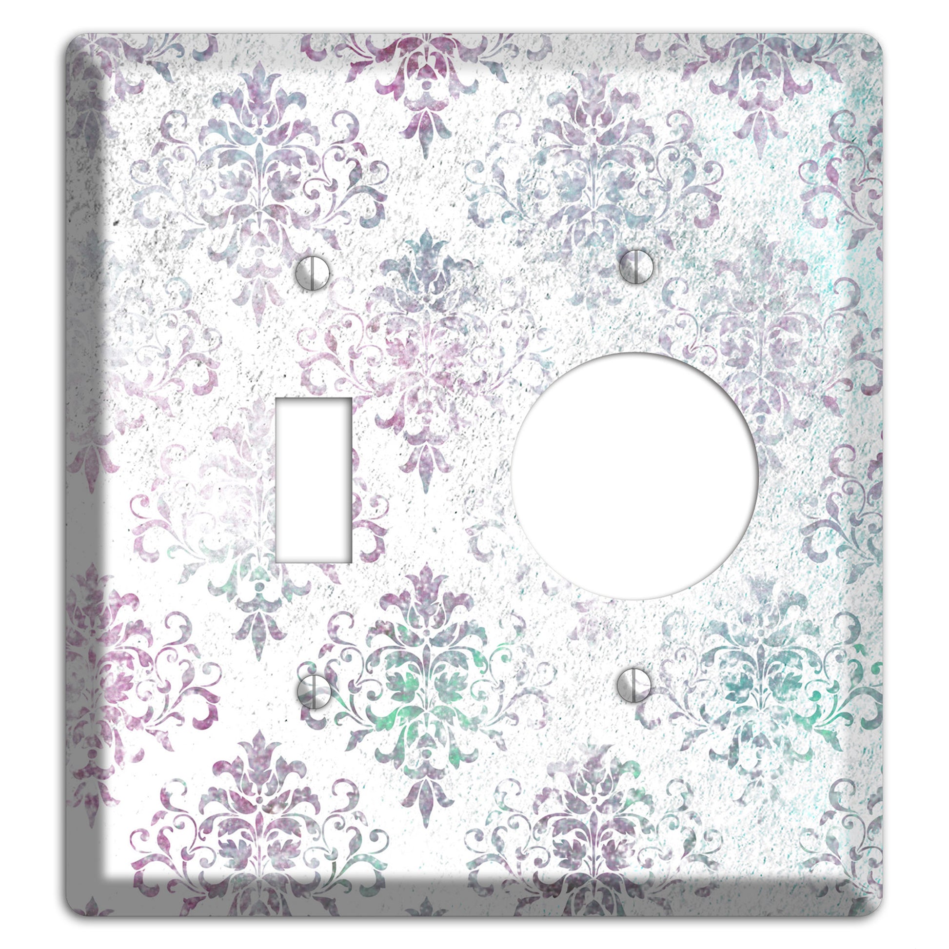 Tiara Whimsical Damask Toggle / Receptacle Wallplate
