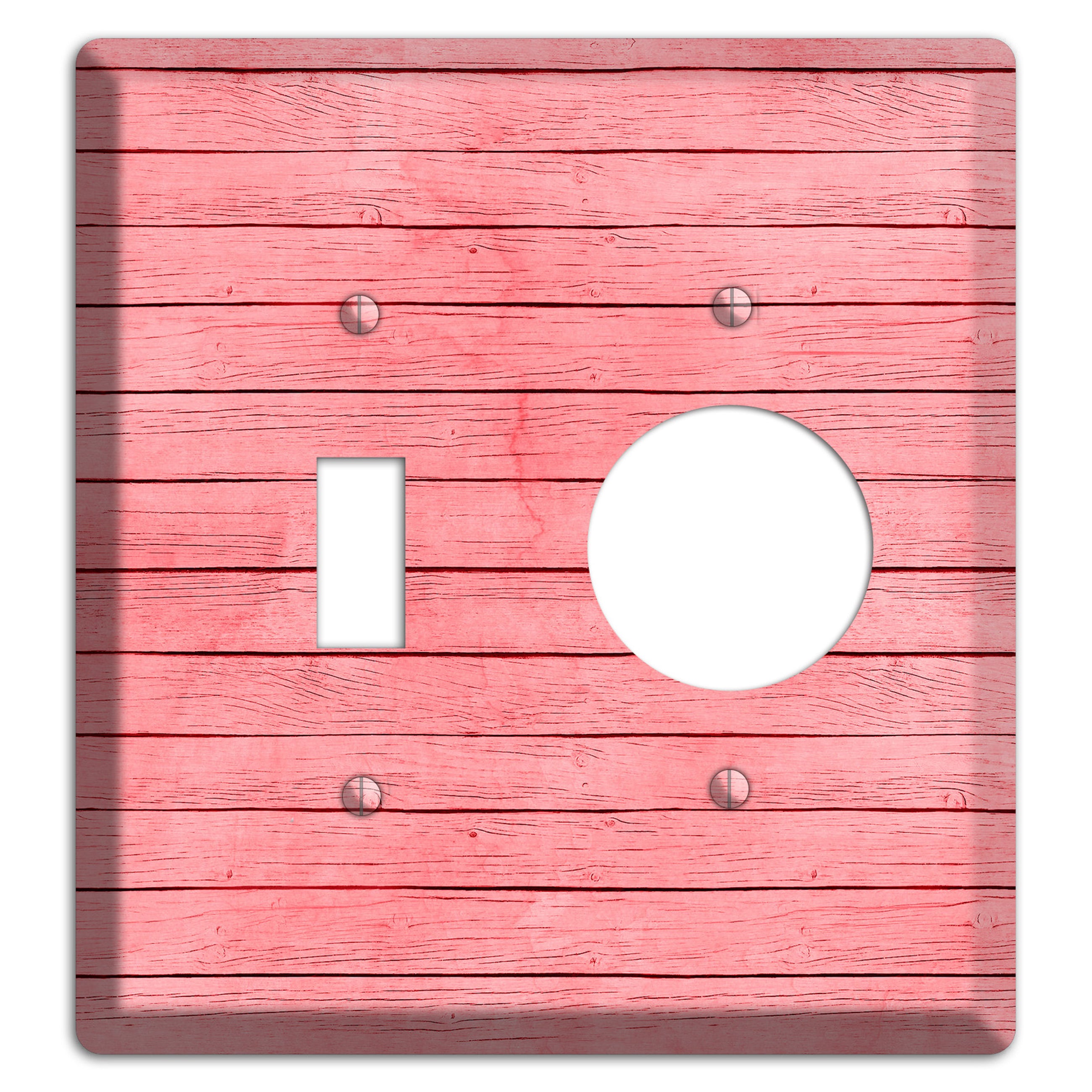 Sea Pink Soft Coral Toggle / Receptacle Wallplate
