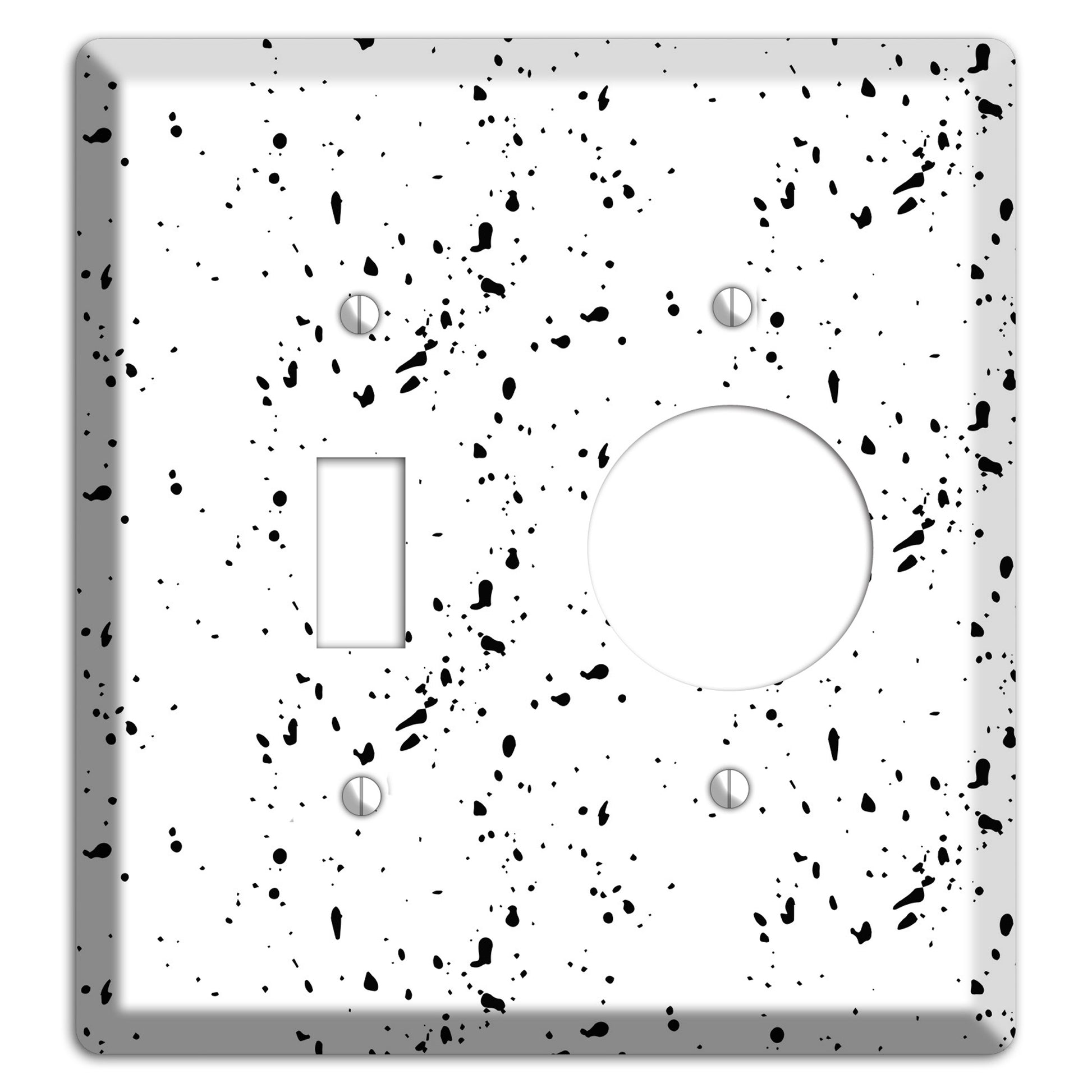 Ink Drops 2 Toggle / Receptacle Wallplate