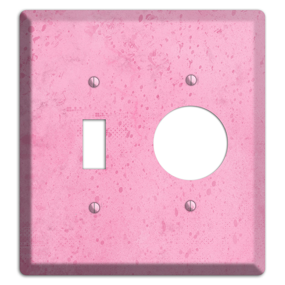 Illusion Pink Texture Toggle / Receptacle Wallplate