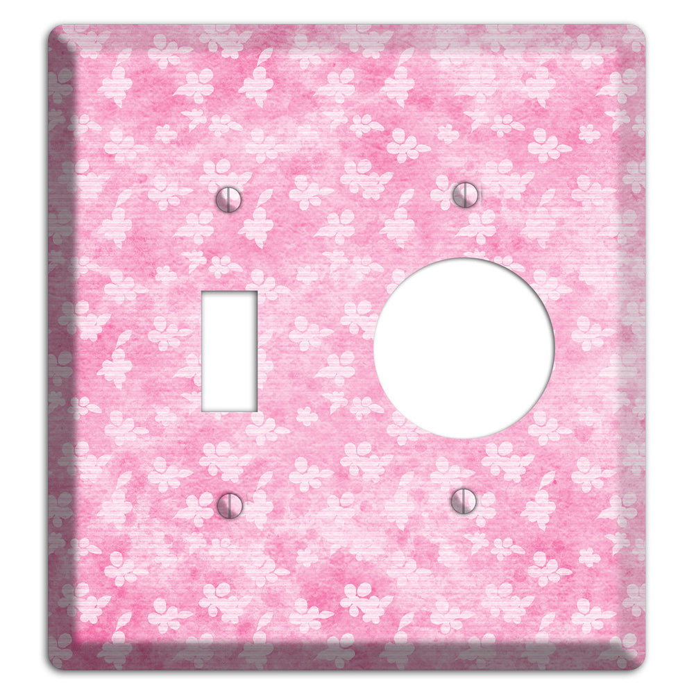 Cupid Pink Texture Toggle / Receptacle Wallplate