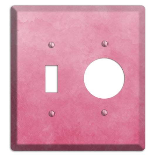 Pink Ombre Toggle / Receptacle Wallplate