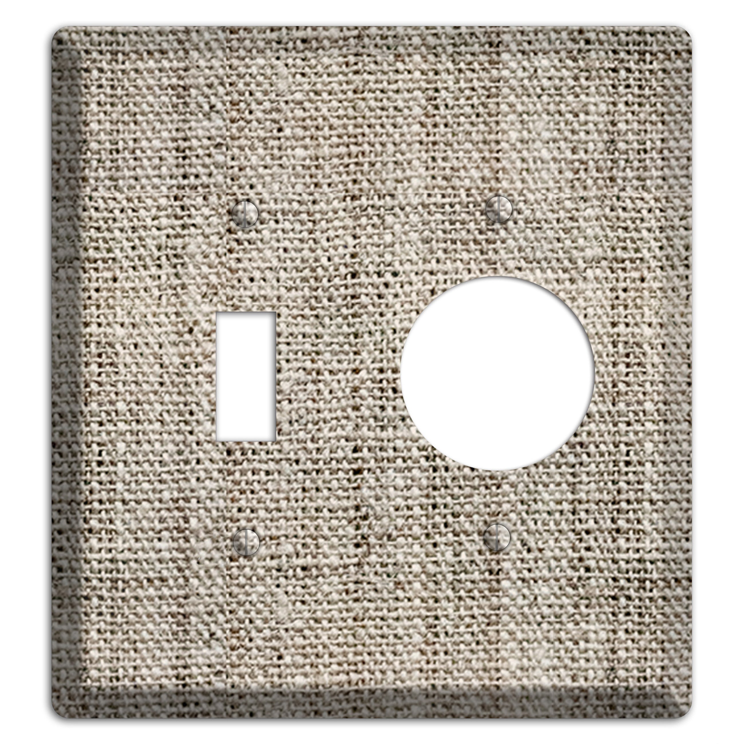 Niagara Burlap Toggle / Receptacle Wallplate