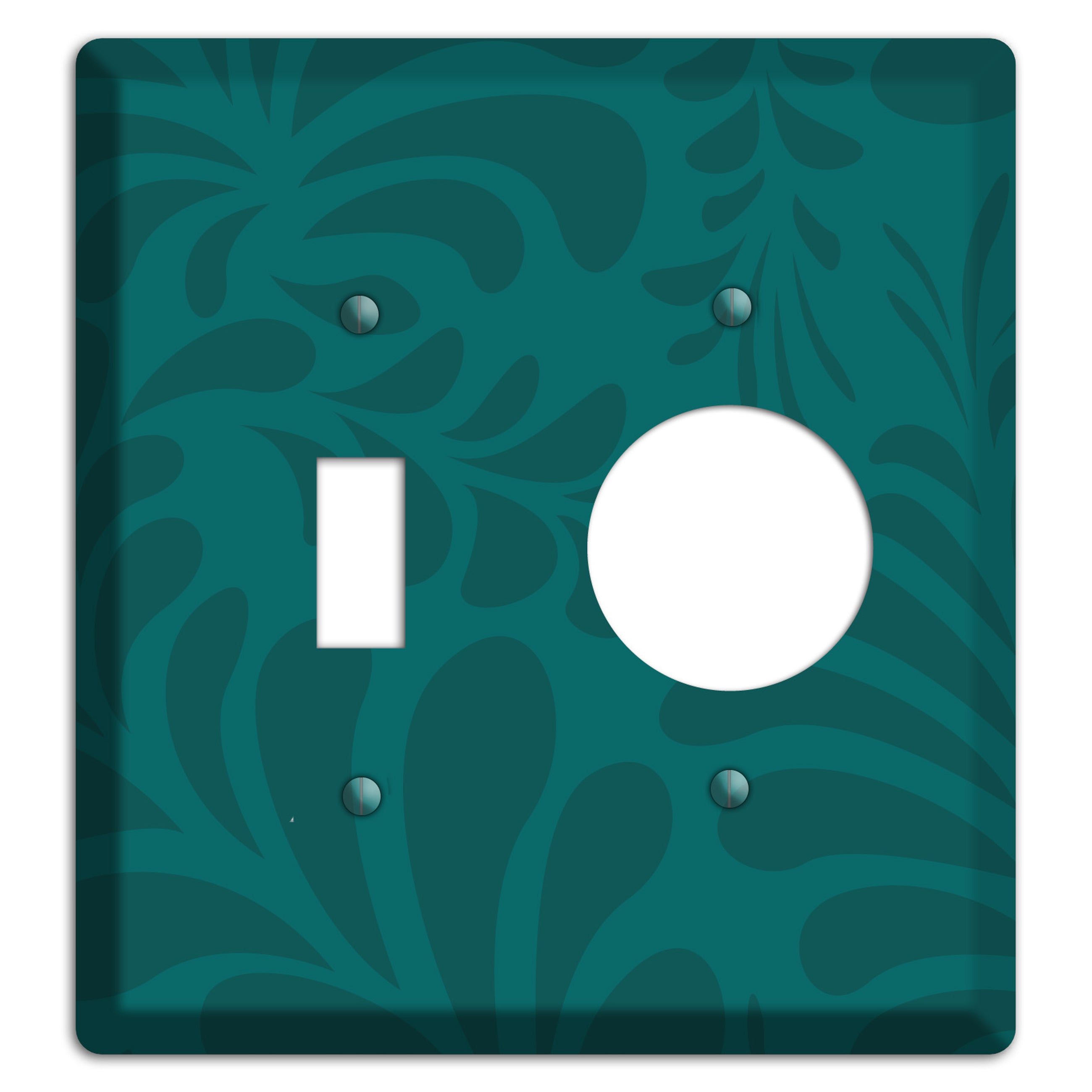 Jade Herati Toggle / Receptacle Wallplate