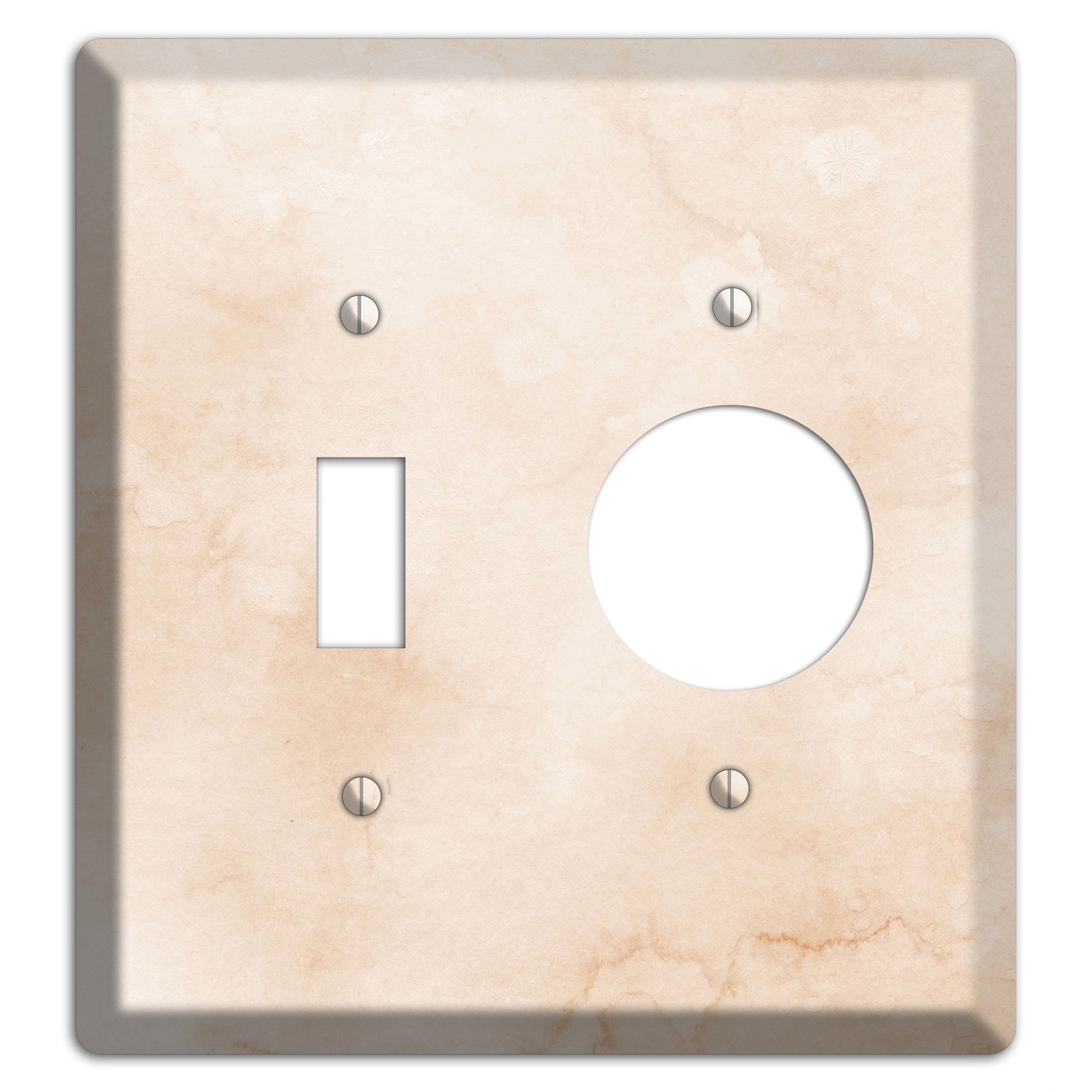 Janna Neutral Texture Toggle / Receptacle Wallplate