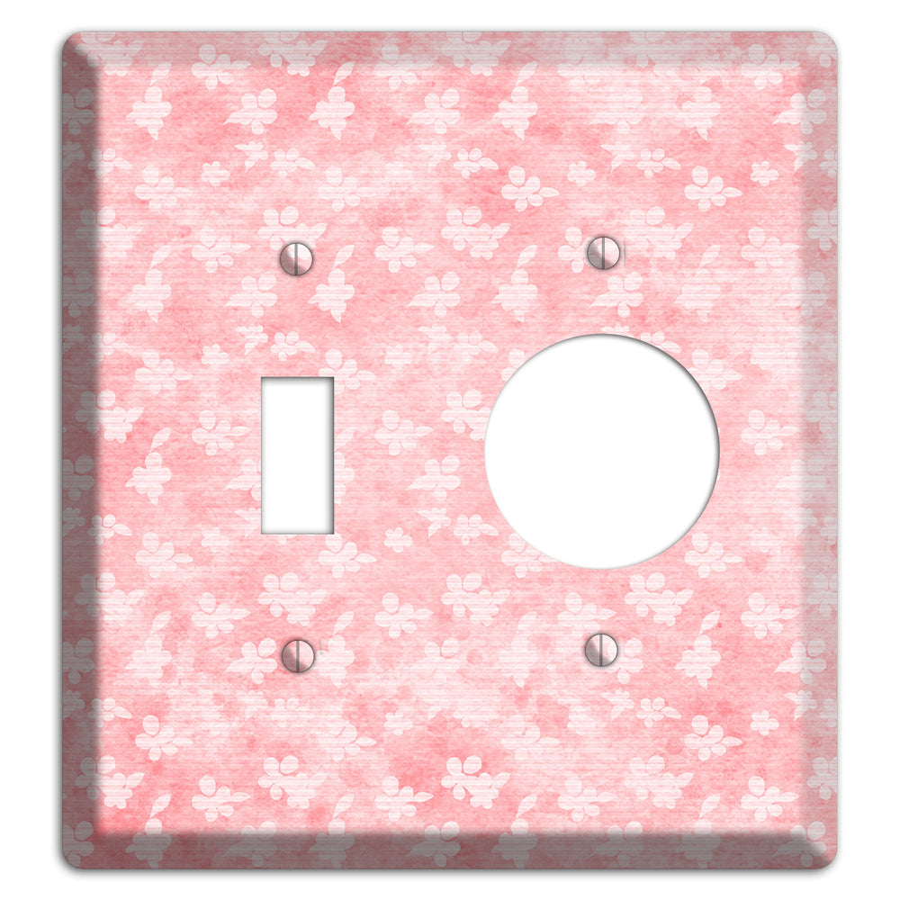 Abbey Soft Coral Toggle / Receptacle Wallplate