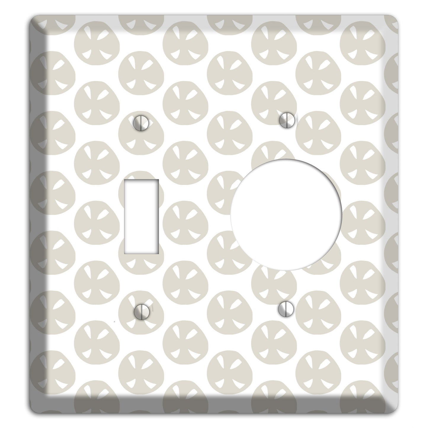 Simple Scandanavian Style LL Toggle / Receptacle Wallplate