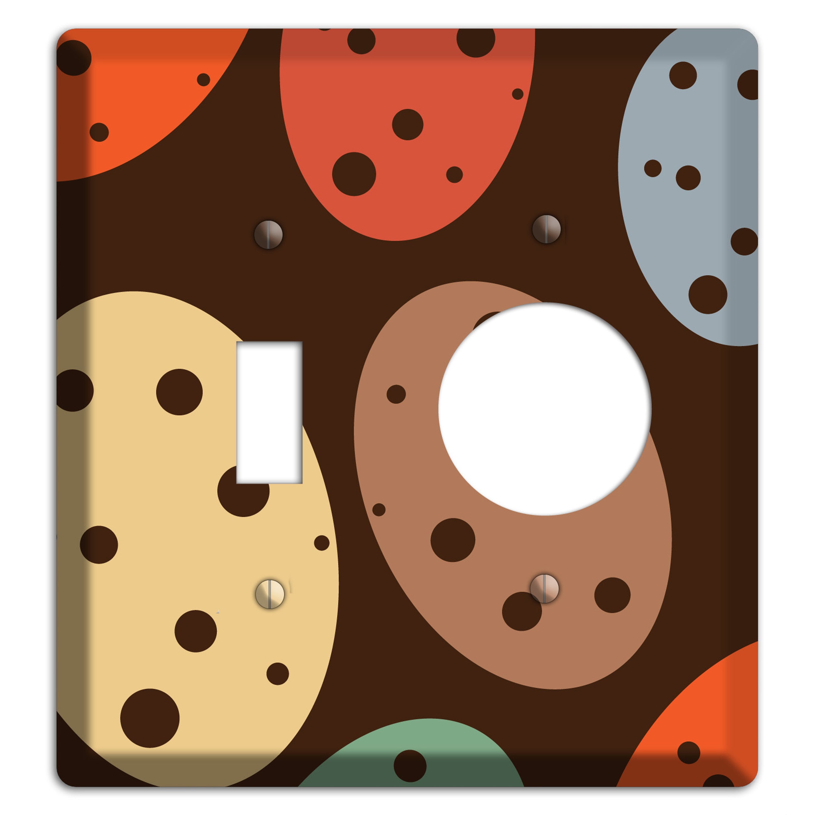 Brown Eggs Toggle / Receptacle Wallplate