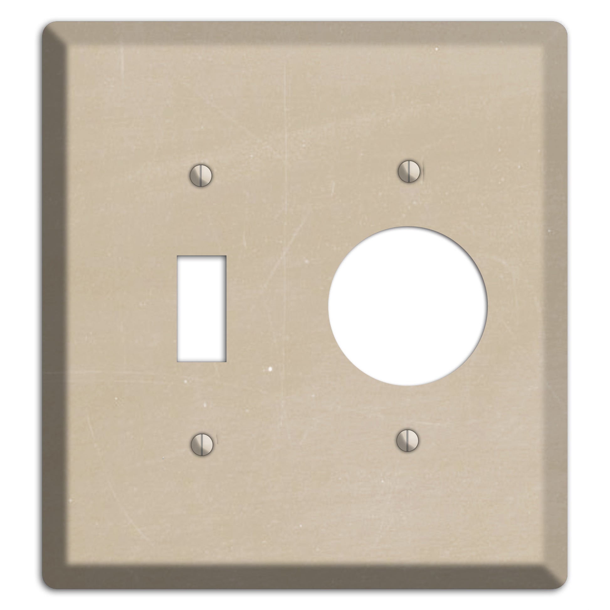 Chalk Tan Toggle / Receptacle Wallplate