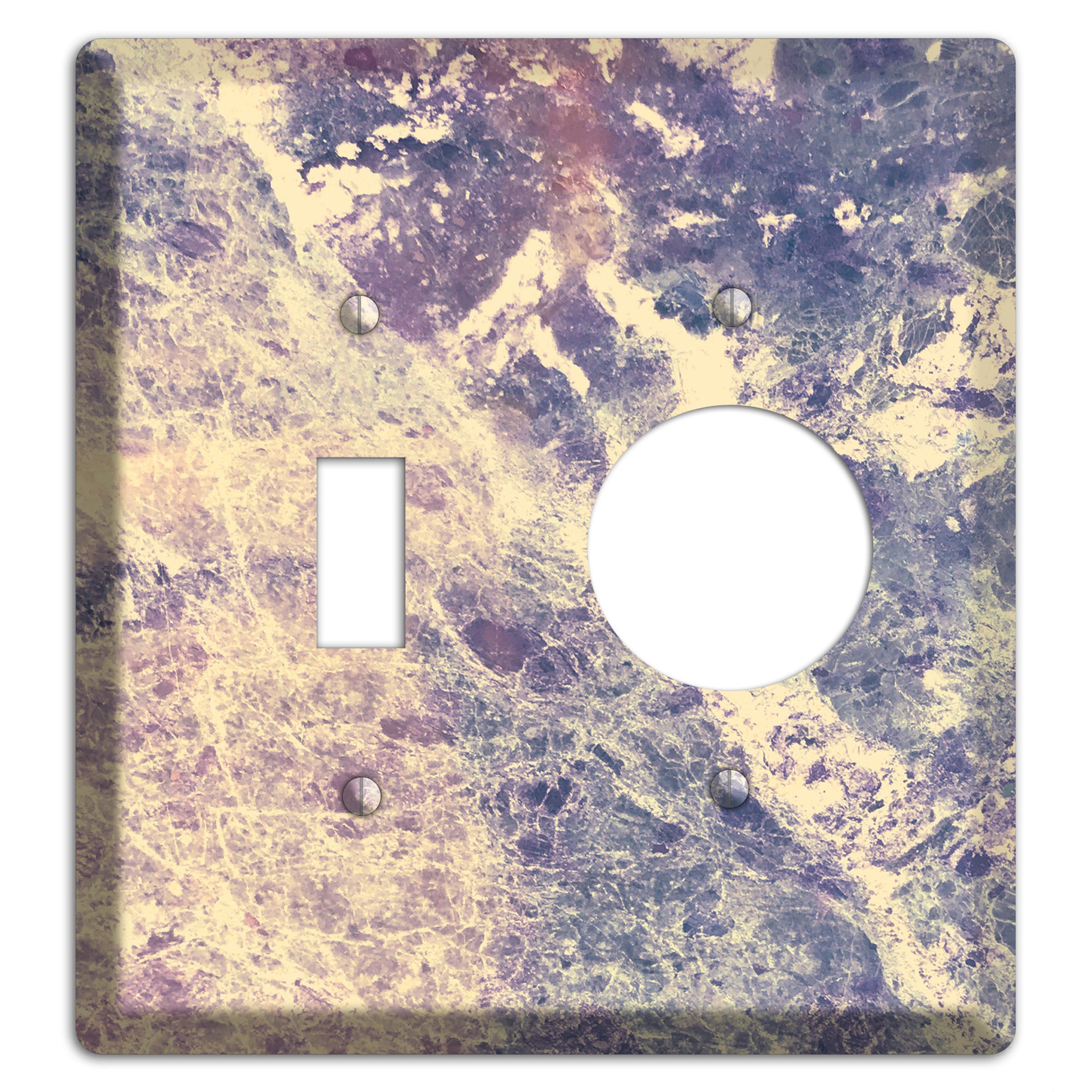 Manatee Marble Toggle / Receptacle Wallplate