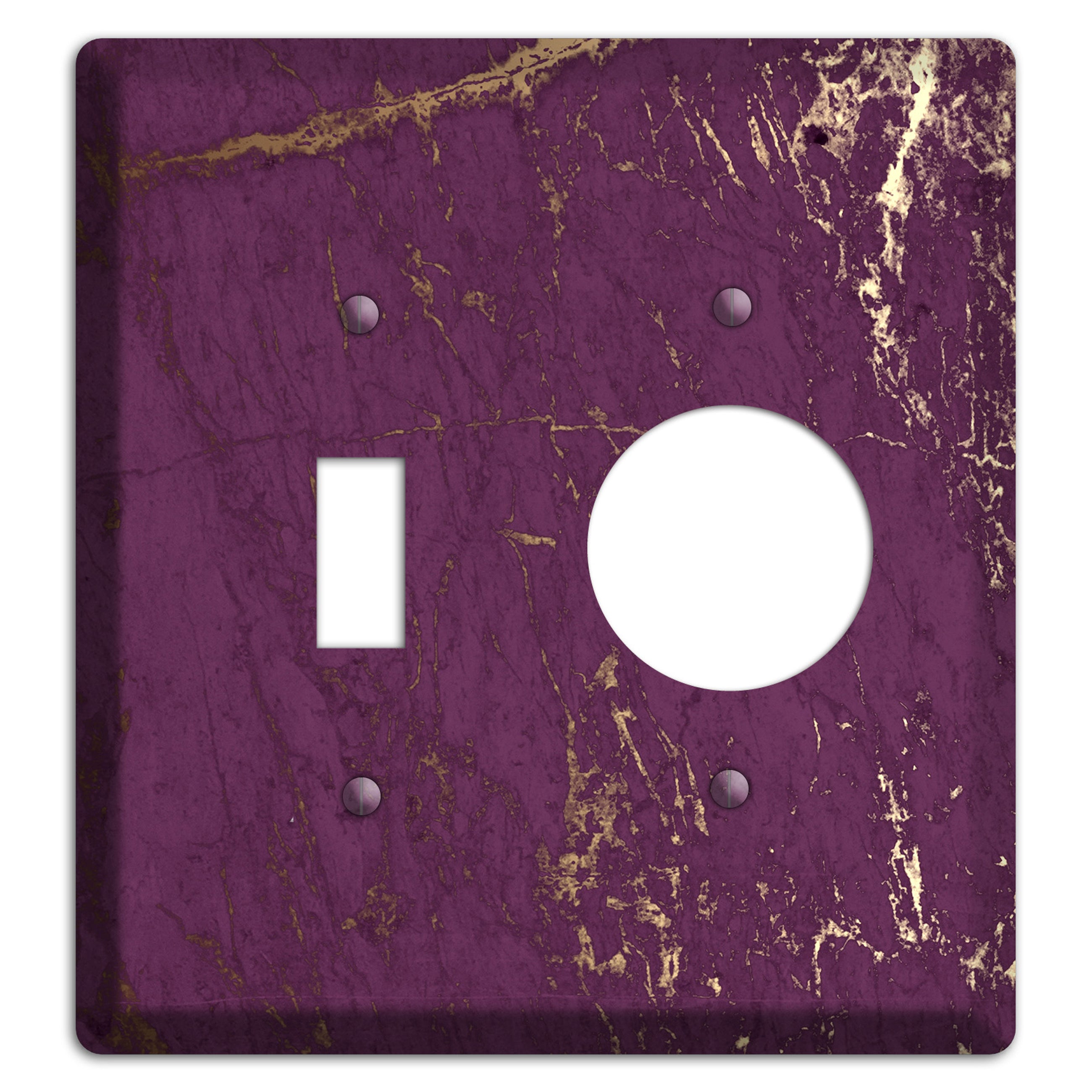 Finn Marble Toggle / Receptacle Wallplate
