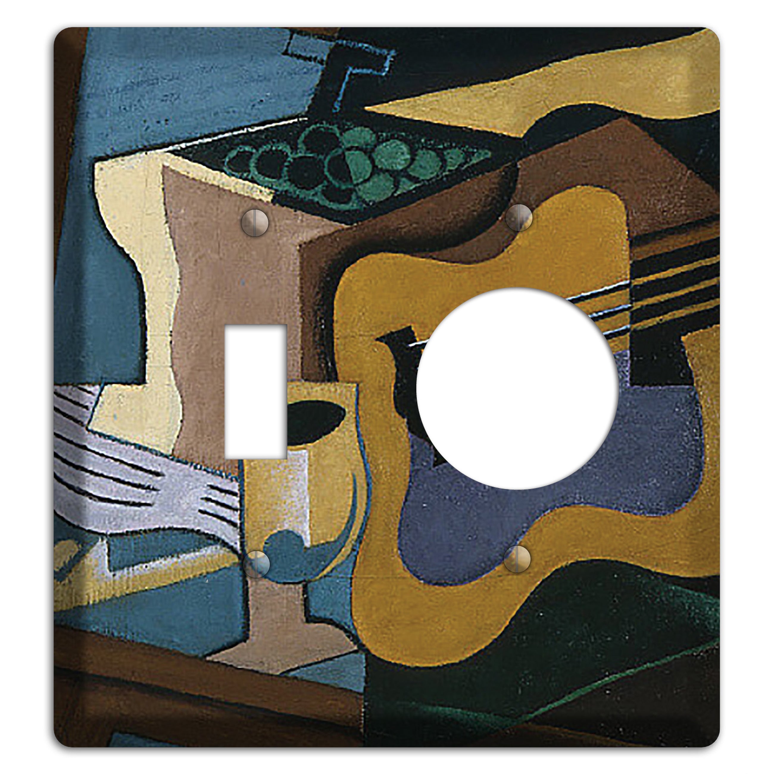 Juan Gris 3 Toggle / Receptacle Wallplate