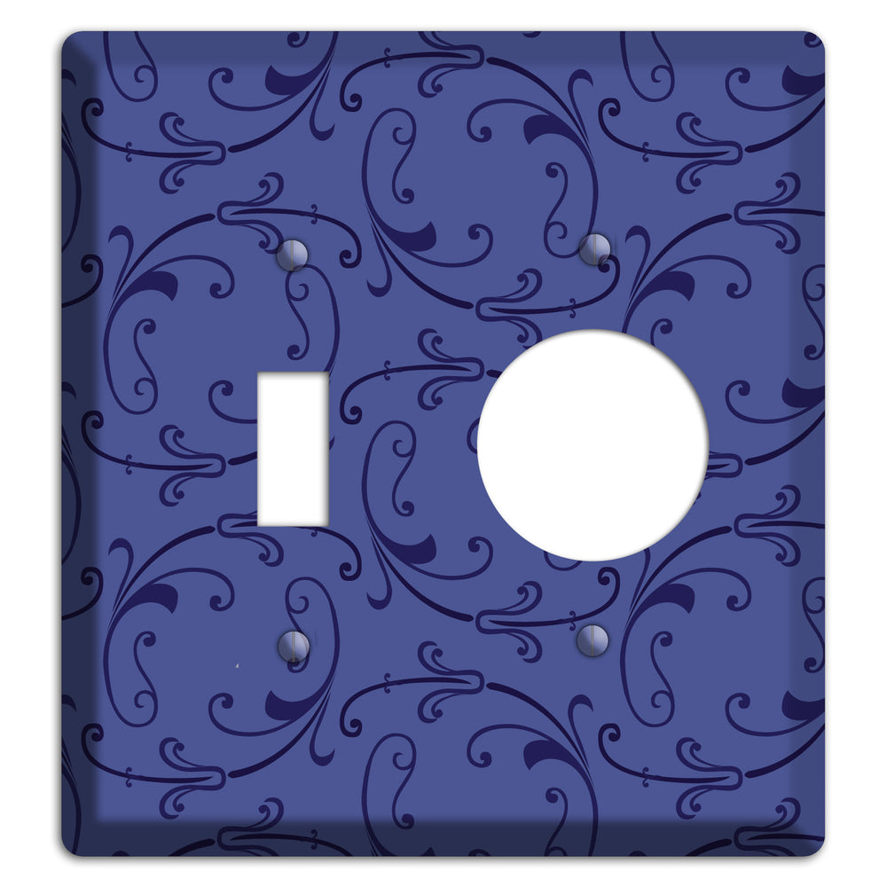 Green and Brown Argyle Toggle / Receptacle Wallplate
