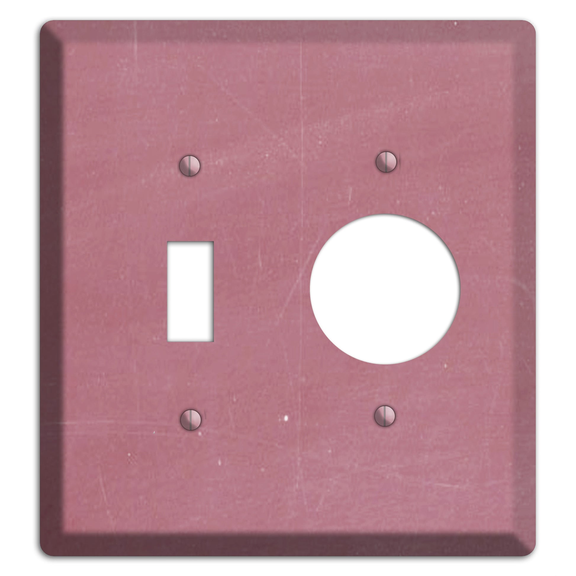 Chalk Pink Toggle / Receptacle Wallplate