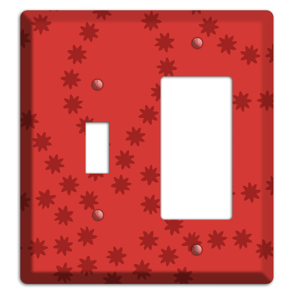 Multi Red Constellation Toggle / Rocker Wallplate