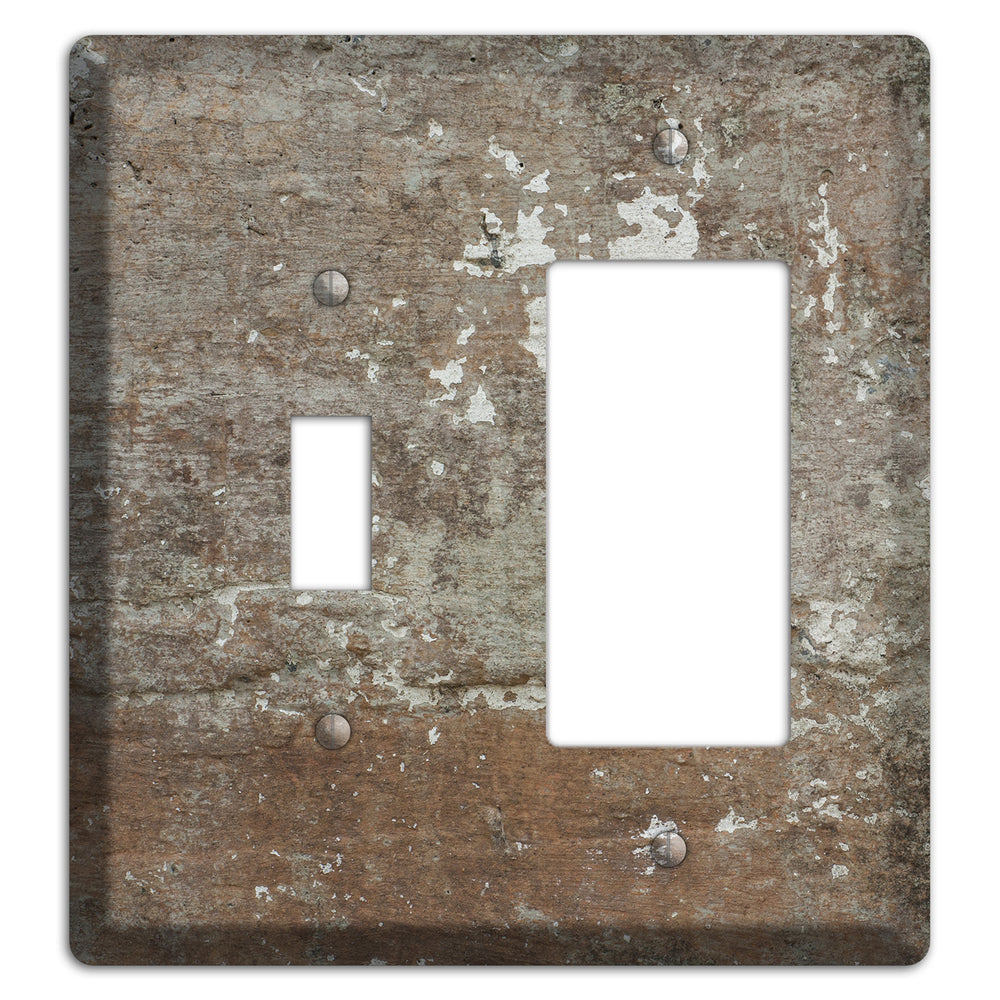 Old Concrete 11 Toggle / Rocker Wallplate