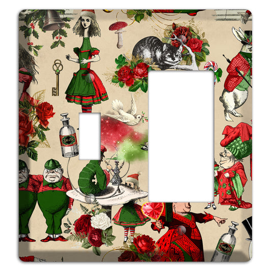 Holiday in Wonderland Characters Toggle / Rocker Wallplate