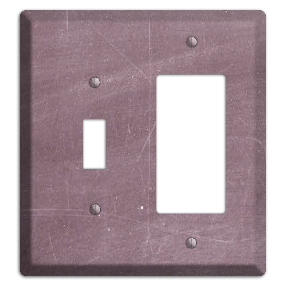 Chalk Maroon Toggle / Rocker Wallplate