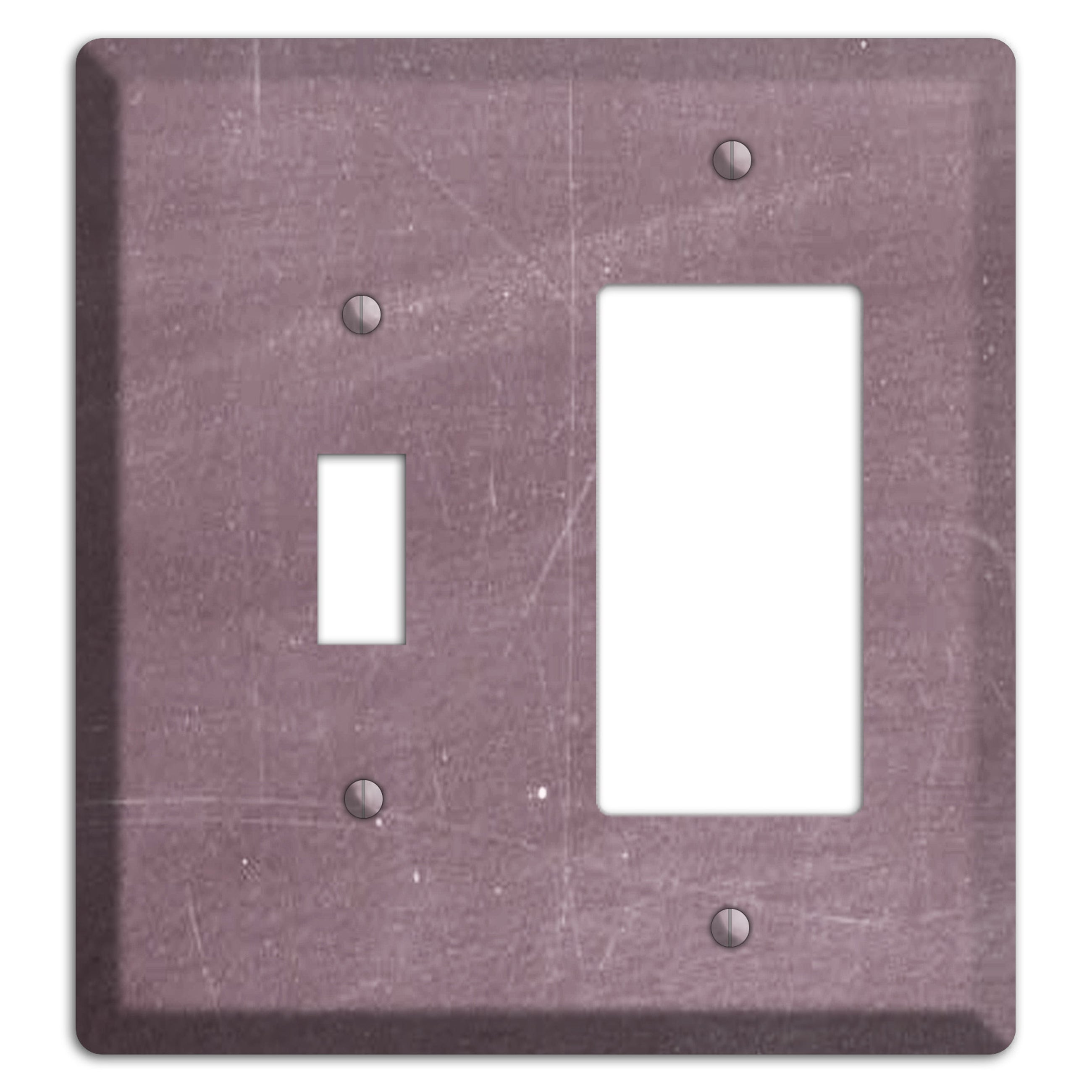 Chalk Maroon Toggle / Rocker Wallplate