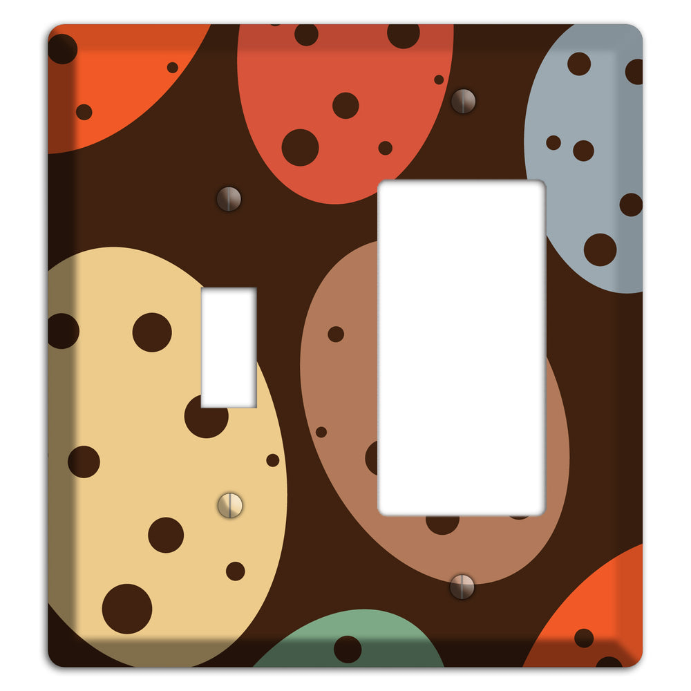 Brown Eggs Toggle / Rocker Wallplate