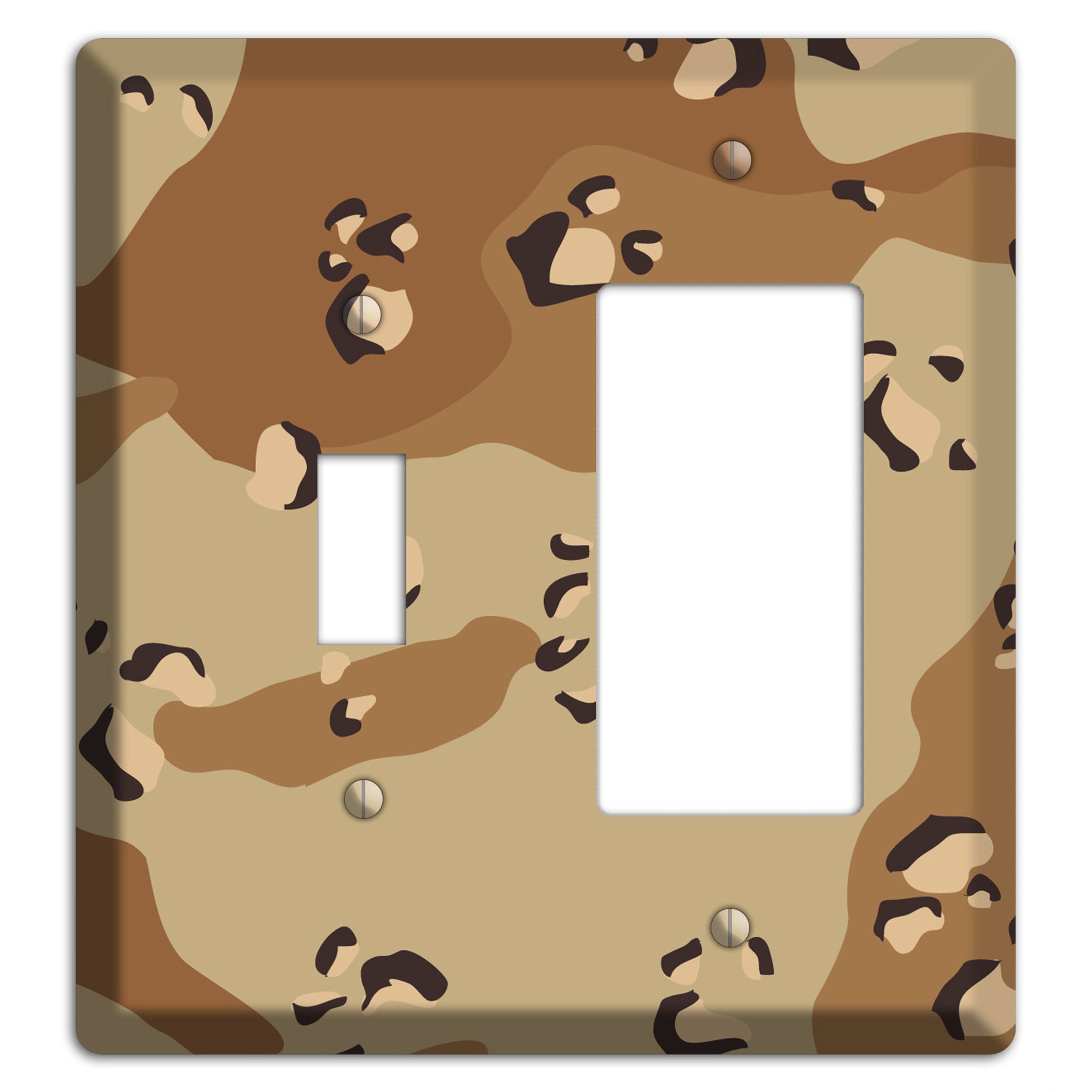 Desert Camo Toggle / Rocker Wallplate