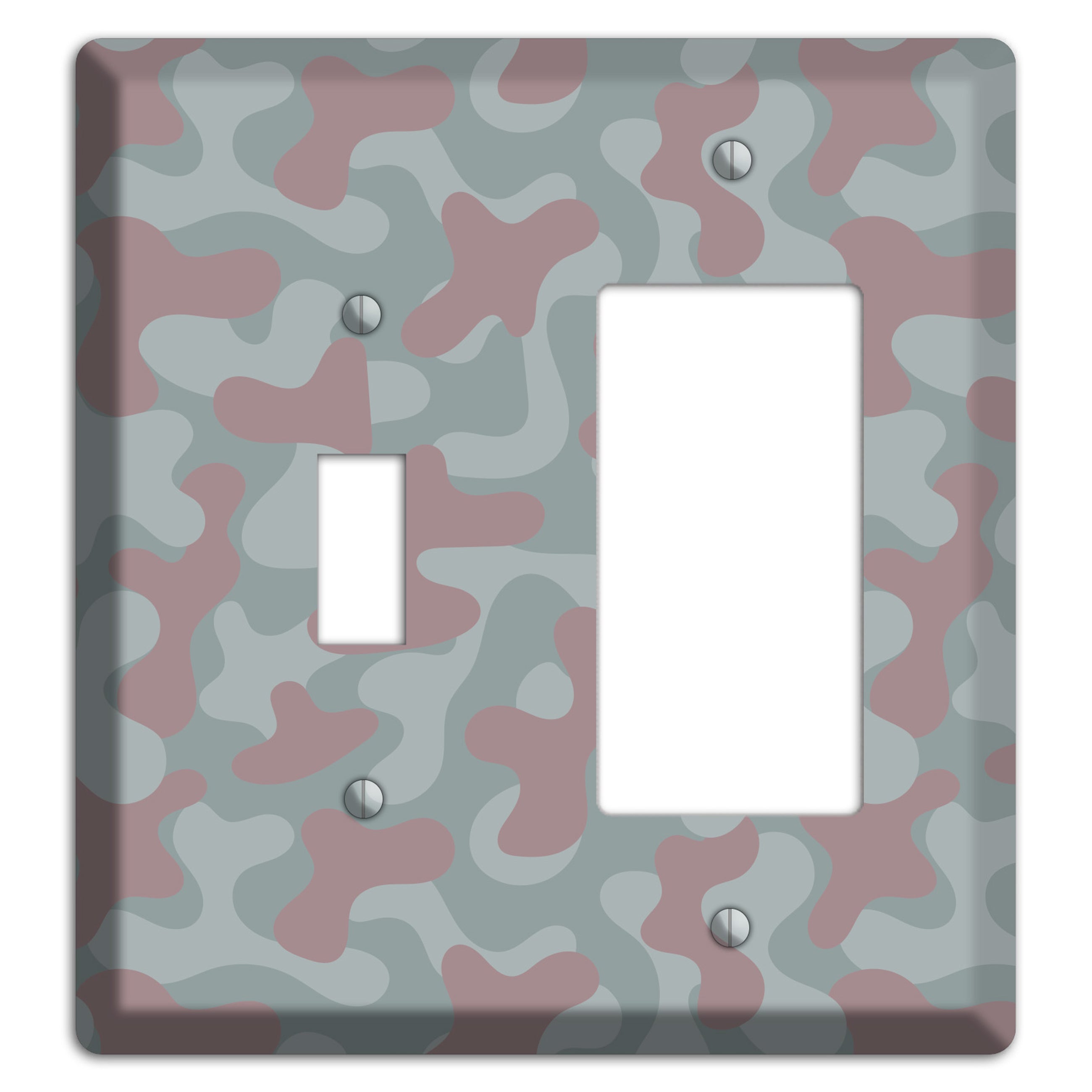Afghanistan Blotch 1 Camo Toggle / Rocker Wallplate