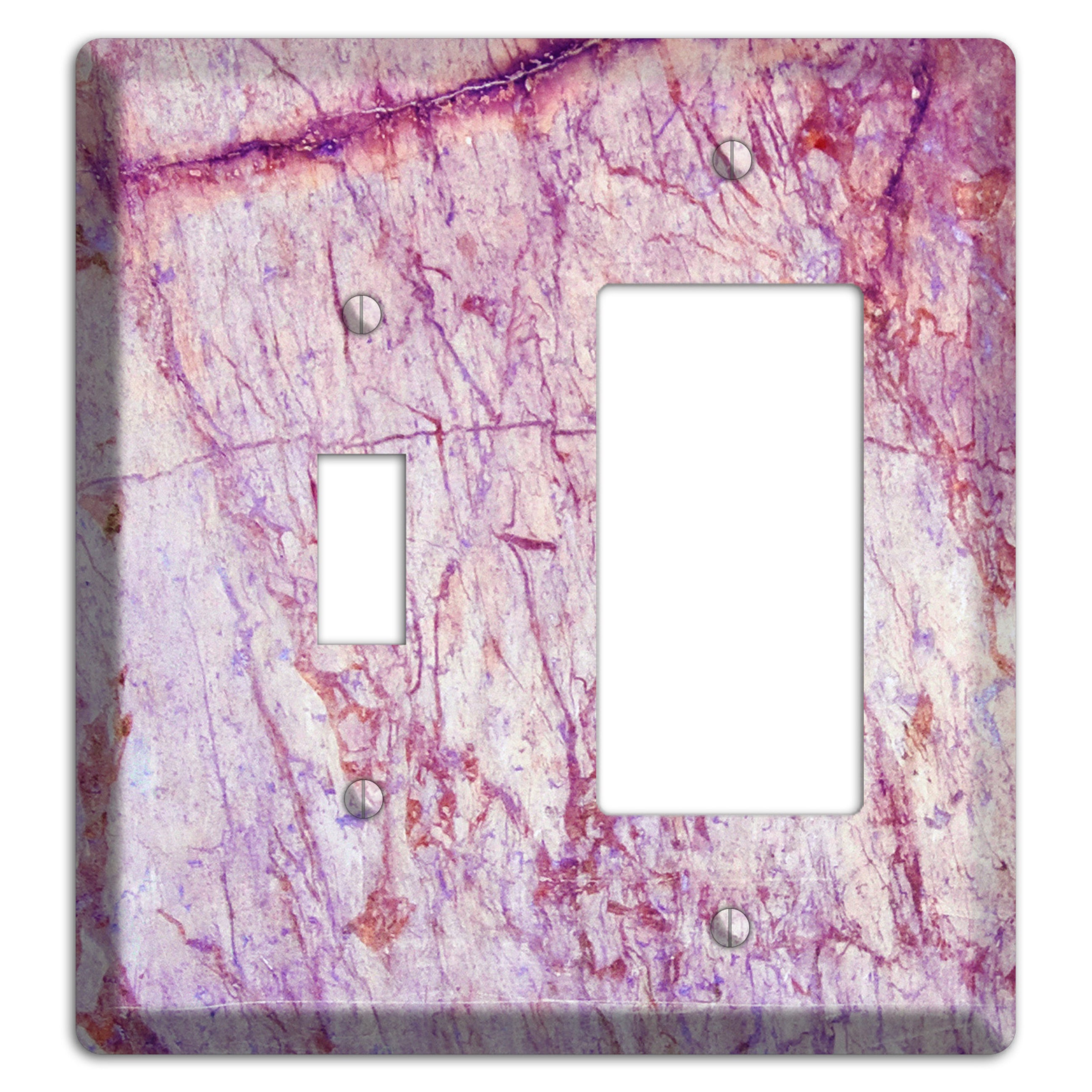 Maverick Marble Toggle / Rocker Wallplate