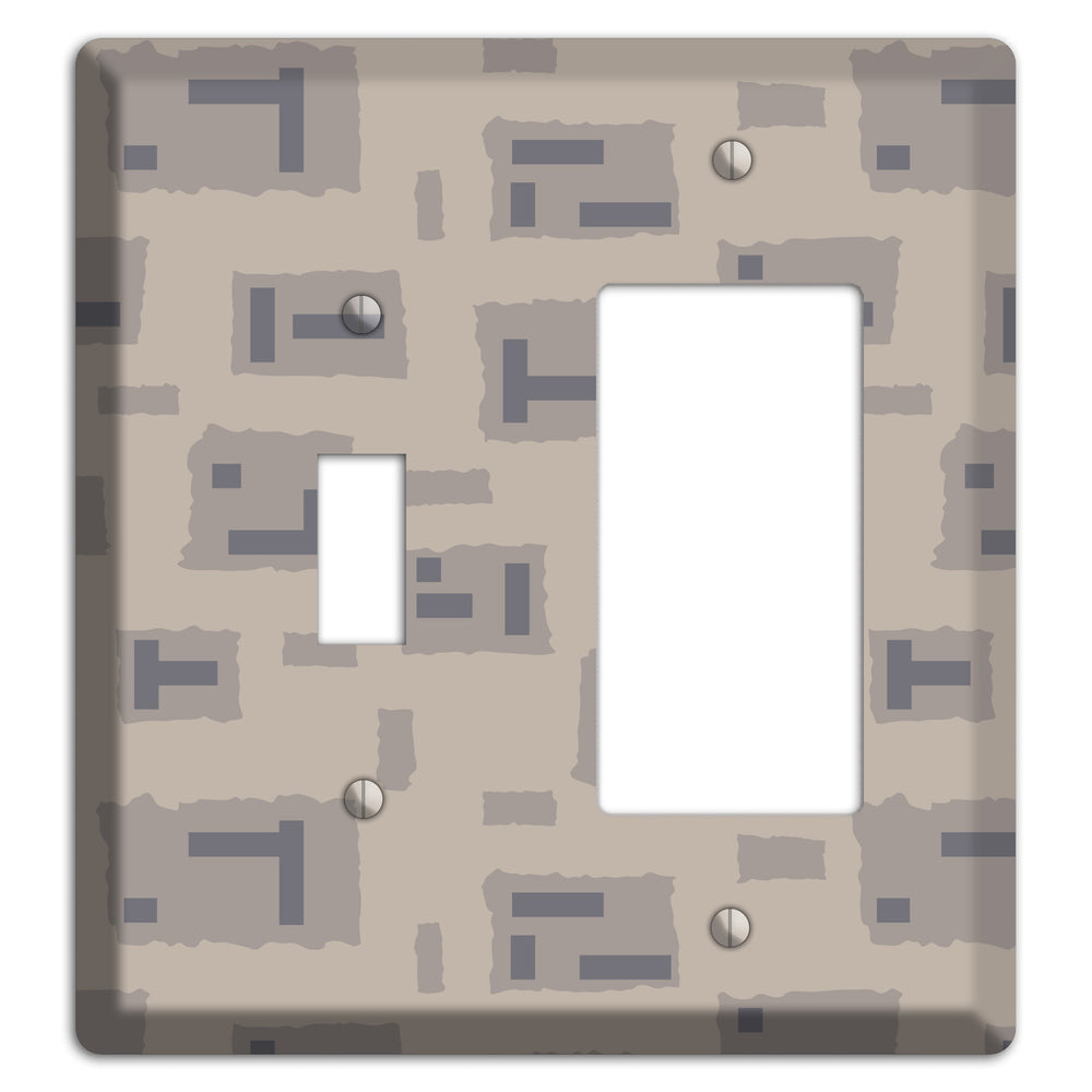 Urban Mout Camo Toggle / Rocker Wallplate