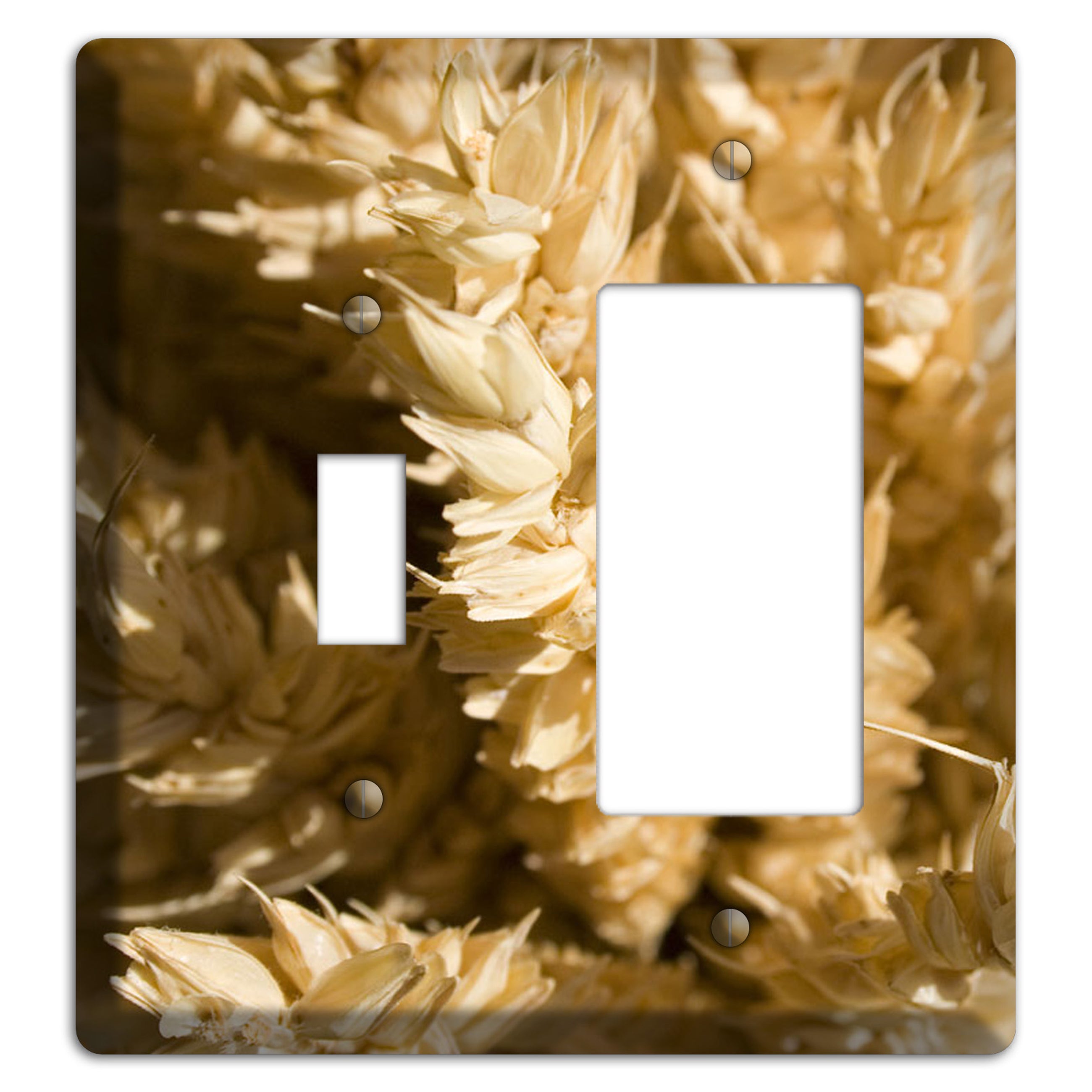 Wheat Toggle / Rocker Wallplate