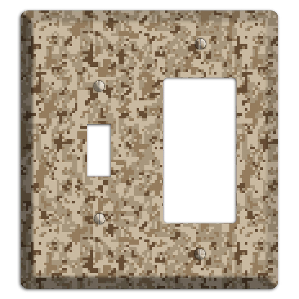 Desert Camo Toggle / Rocker Wallplate