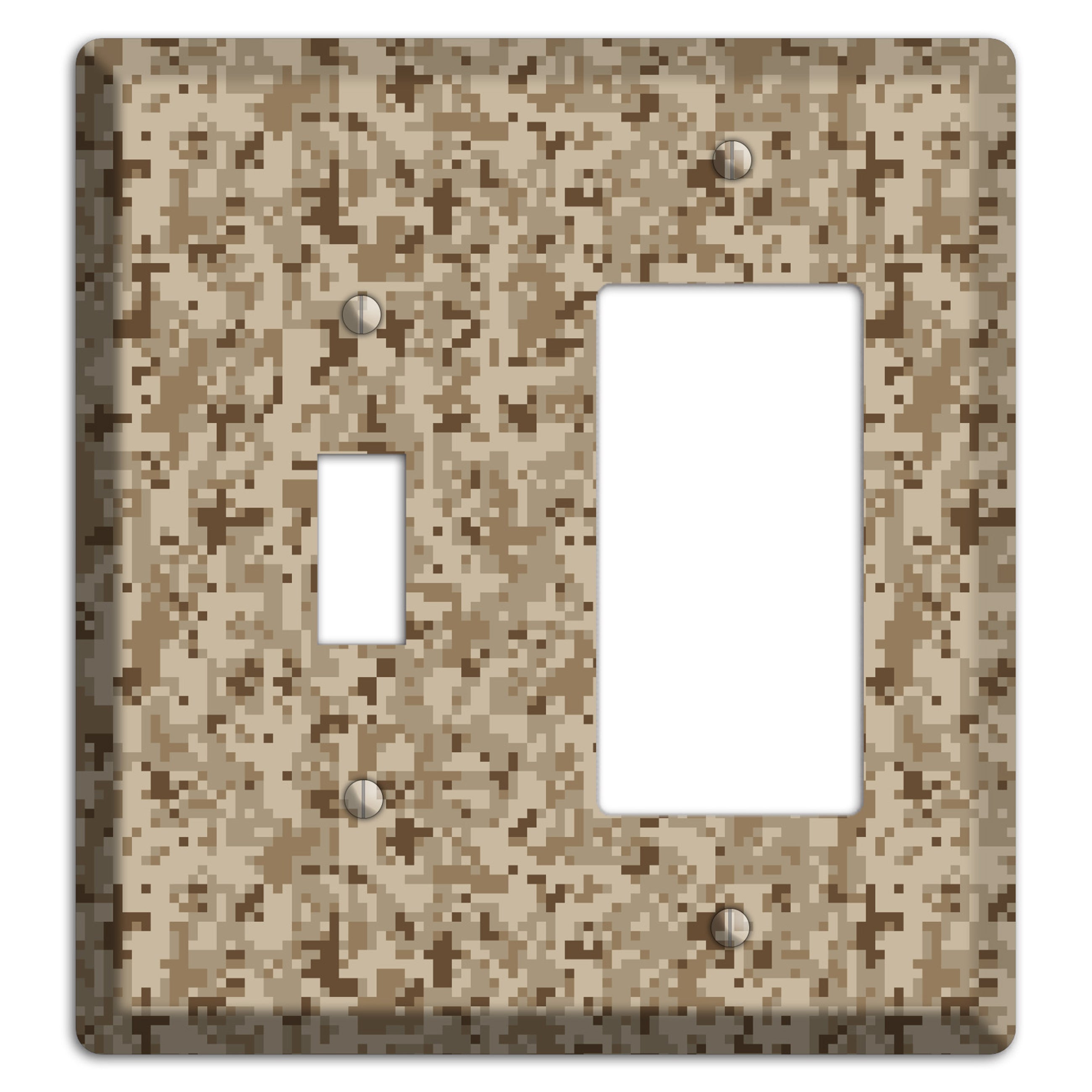 Desert Camo Toggle / Rocker Wallplate
