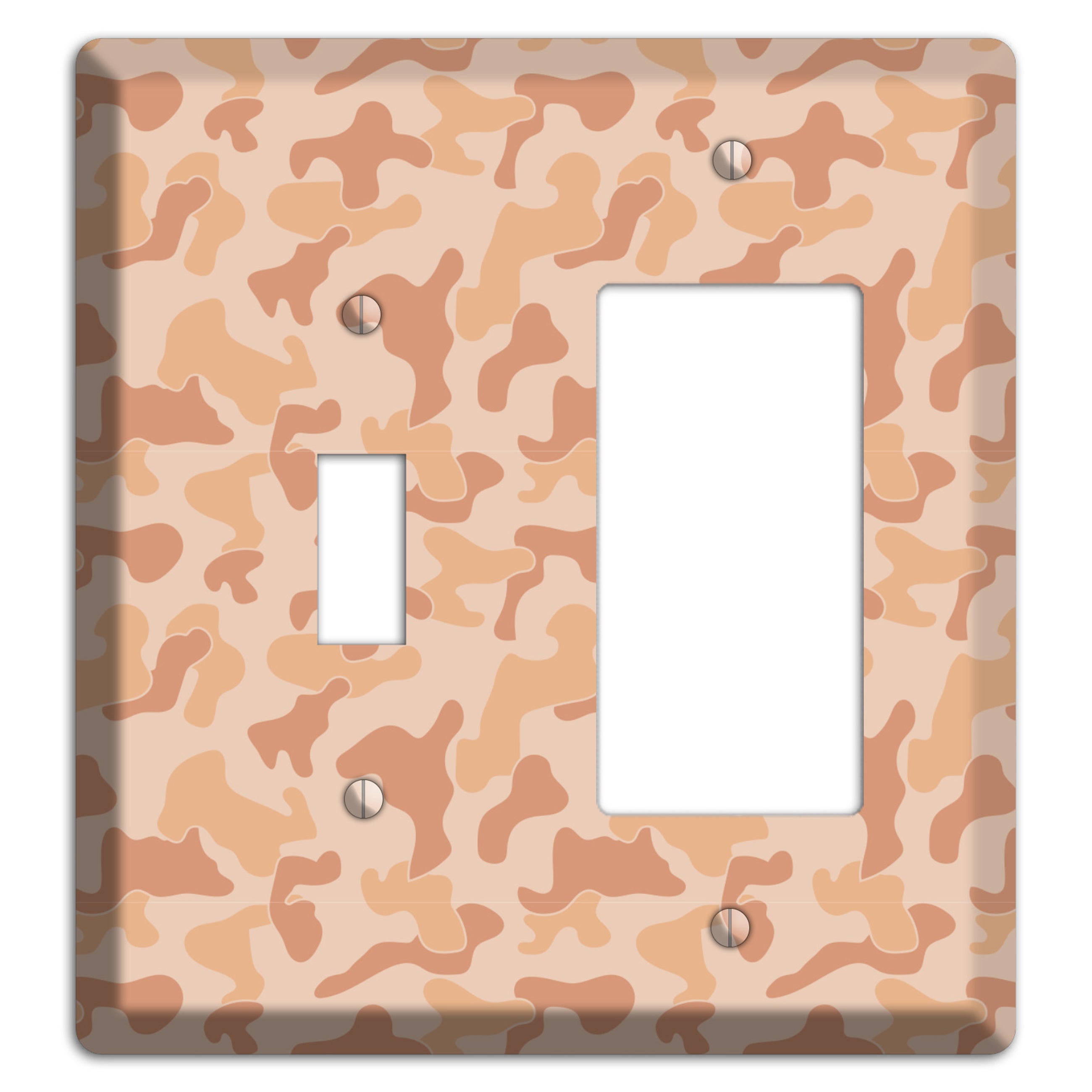 Beach Camo Toggle / Rocker Wallplate