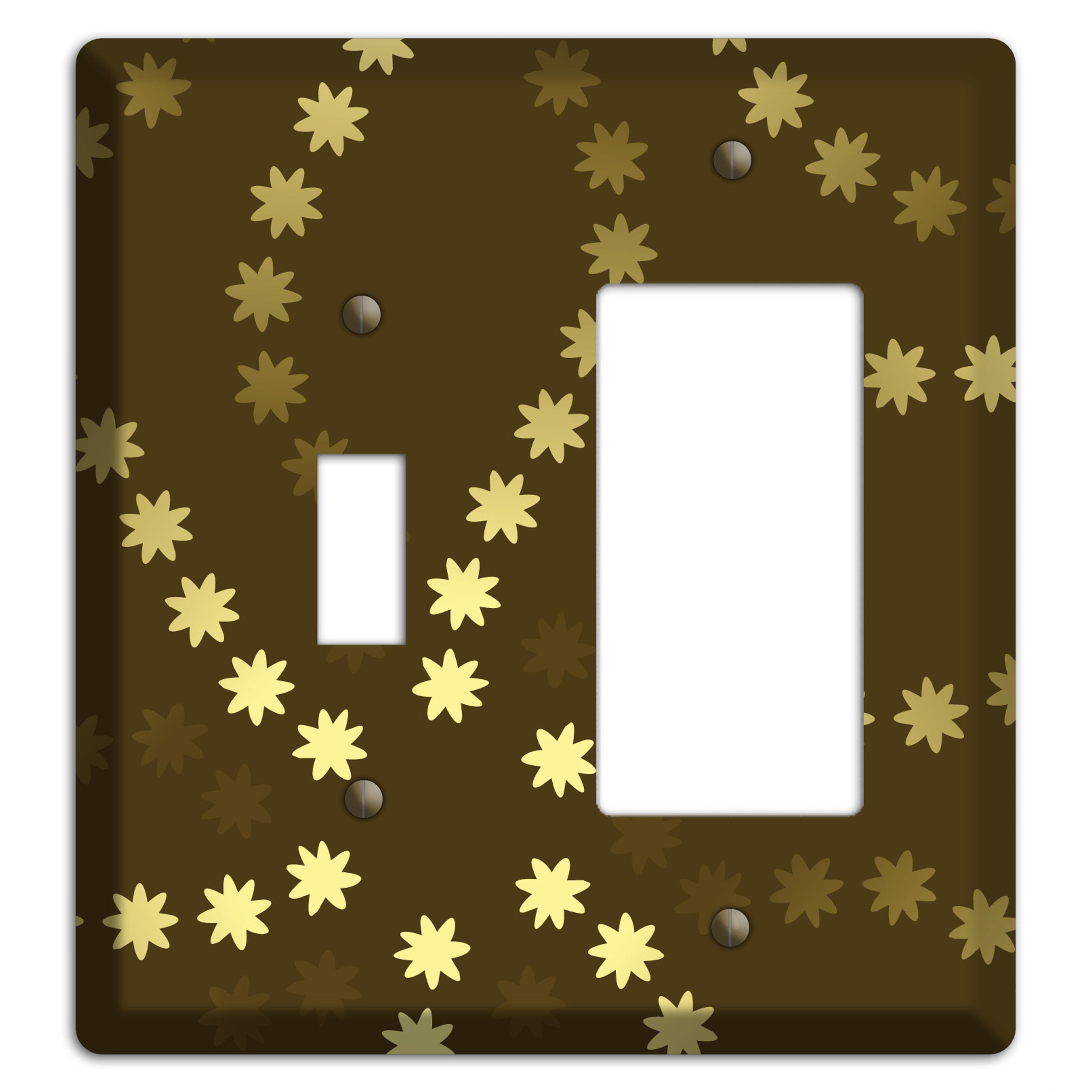 Multi Olive Constellation Toggle / Rocker Wallplate