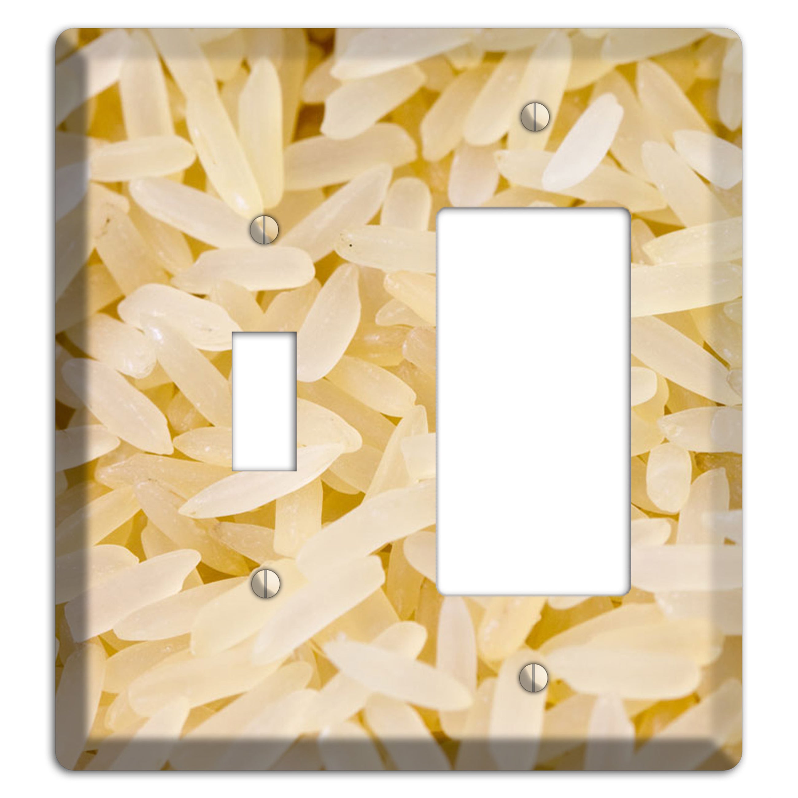 Rice Toggle / Rocker Wallplate