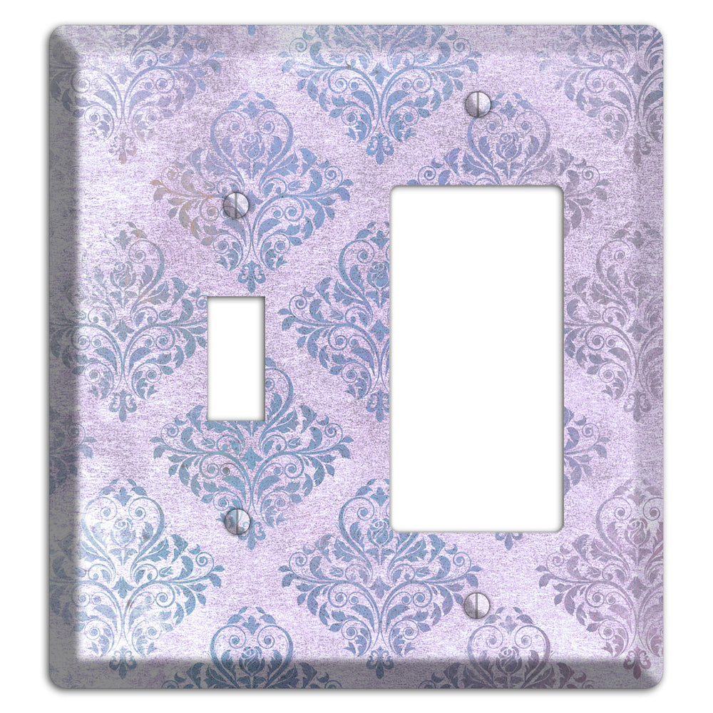 Logan Whimsical Damask Toggle / Rocker Wallplate