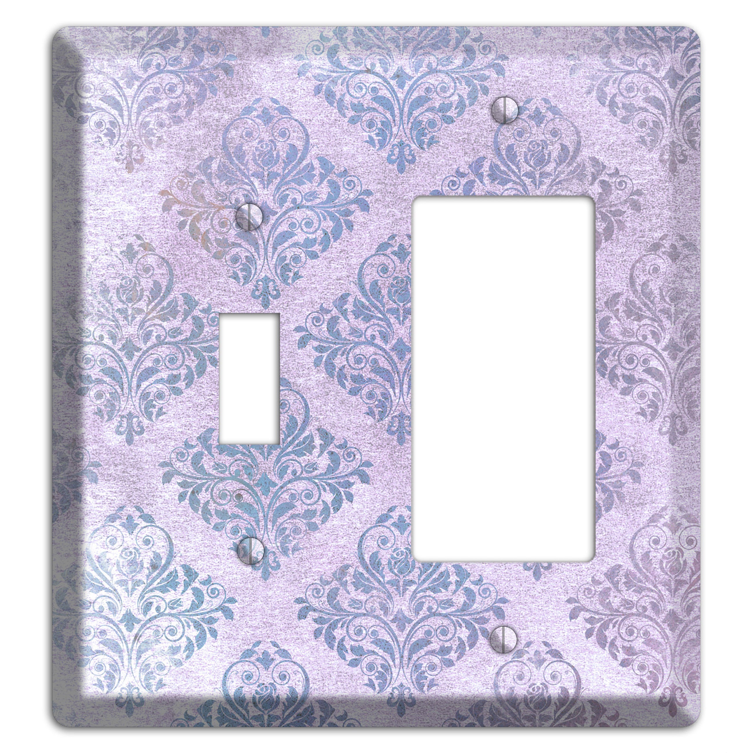 Logan Whimsical Damask Toggle / Rocker Wallplate