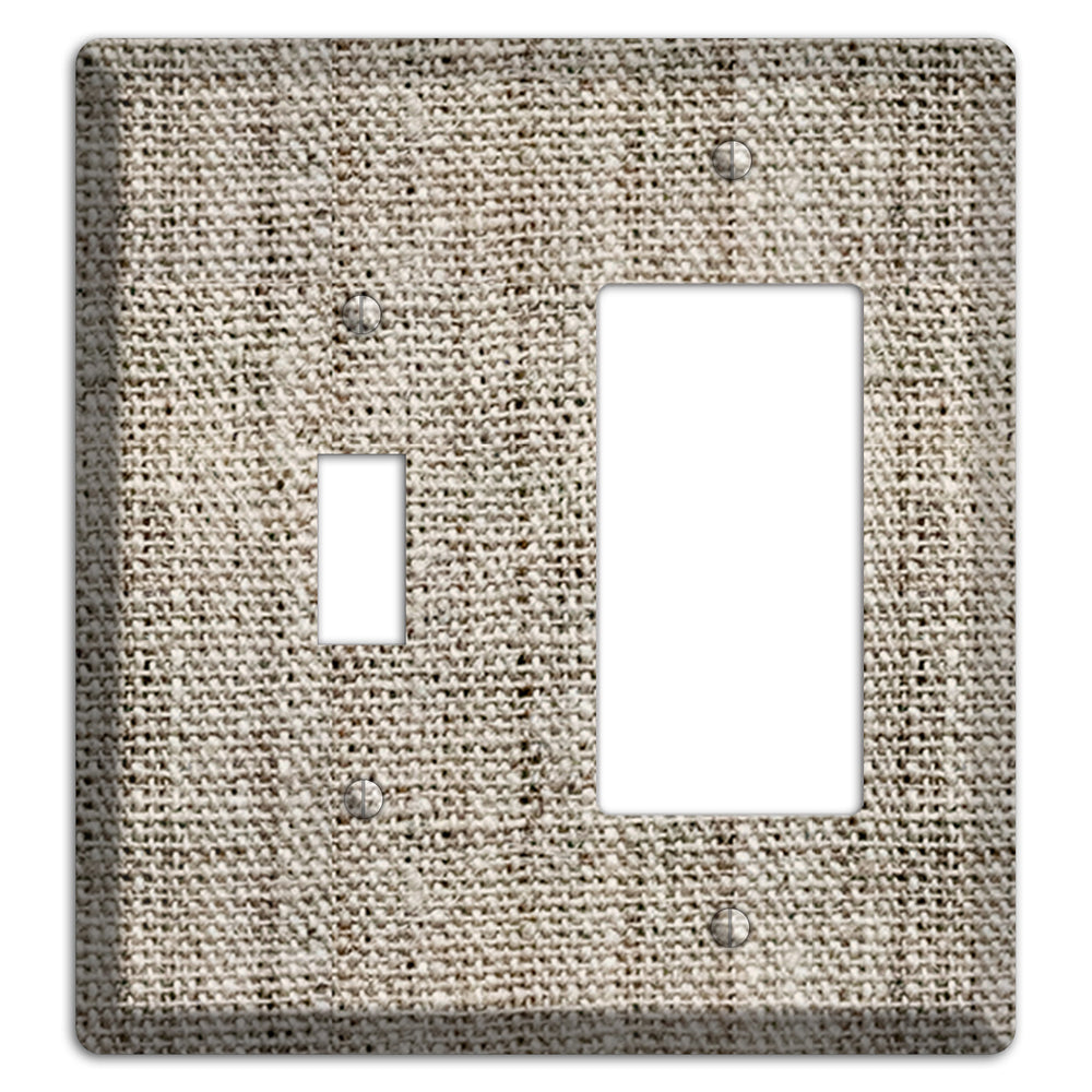 Niagara Burlap Toggle / Rocker Wallplate