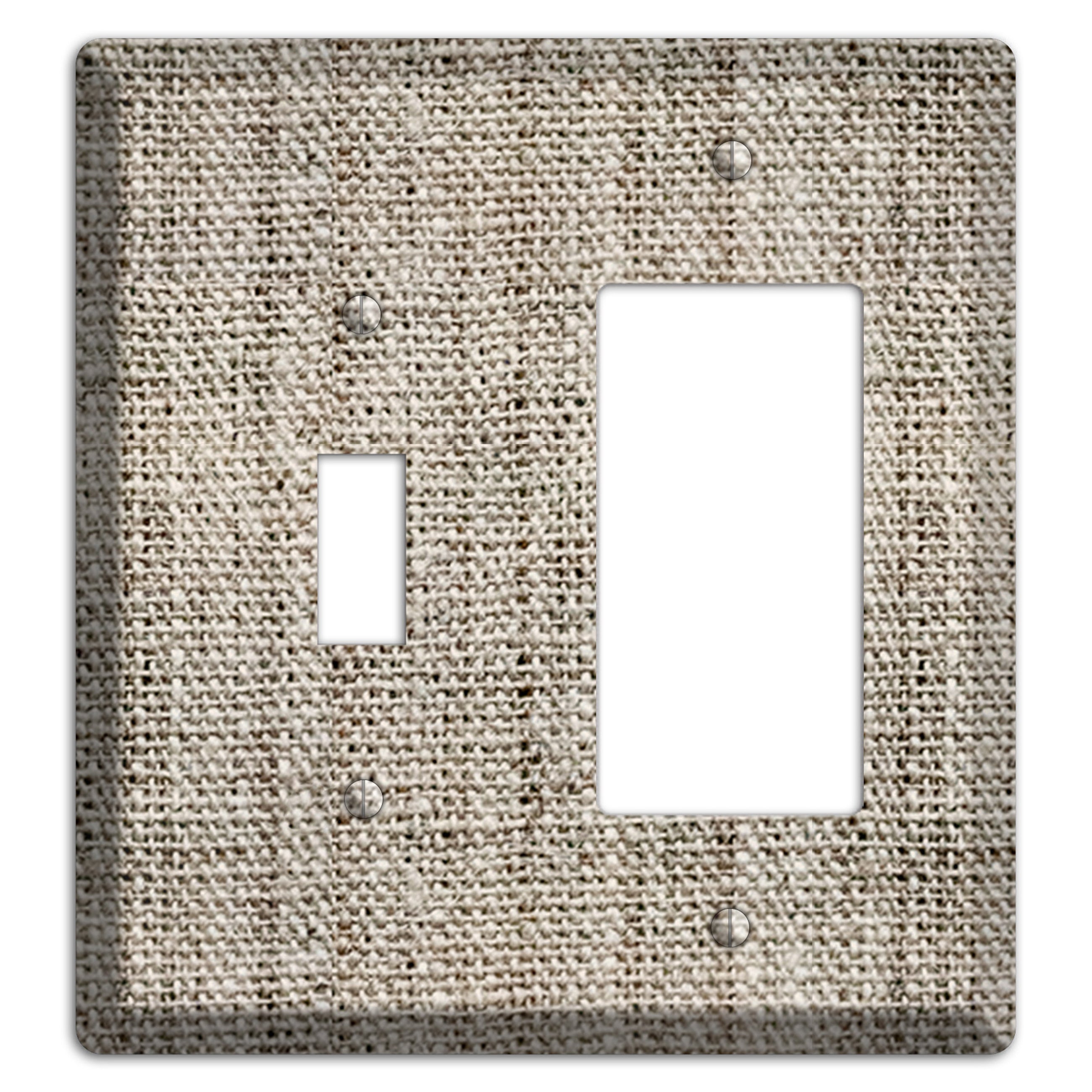 Niagara Burlap Toggle / Rocker Wallplate