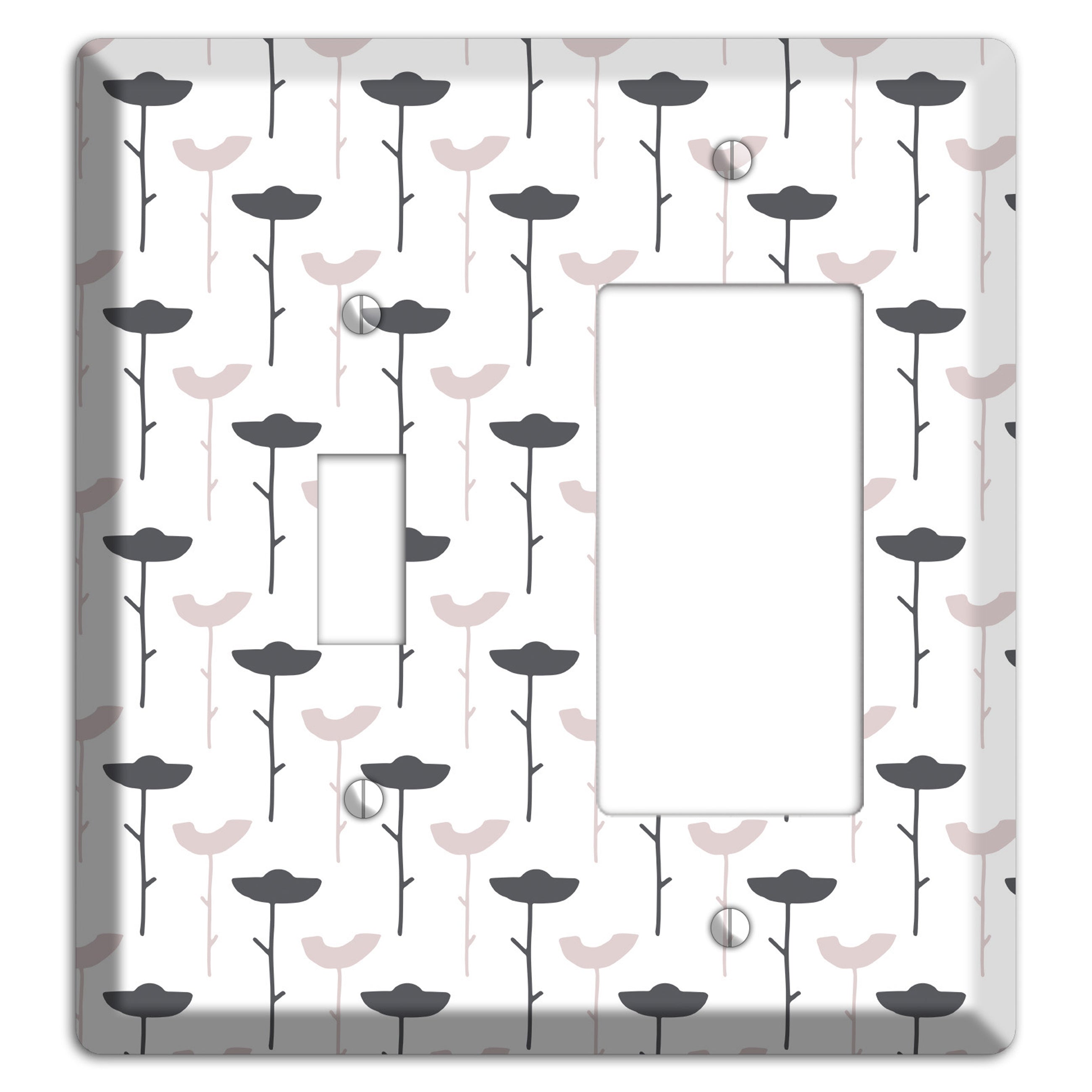Abstract 6 Toggle / Rocker Wallplate
