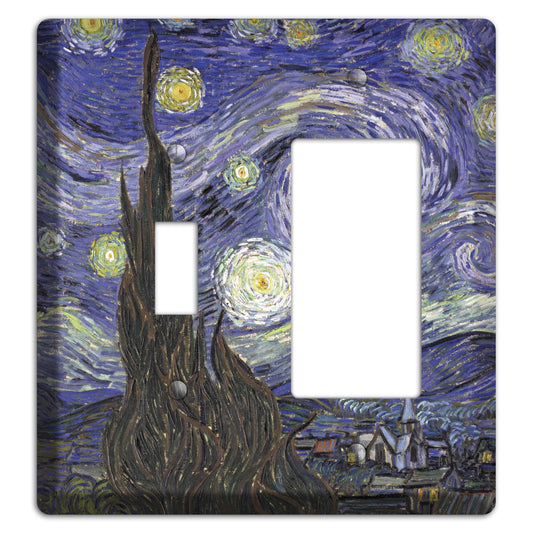 Vincent Van Gogh 4 Toggle / Rocker Wallplate