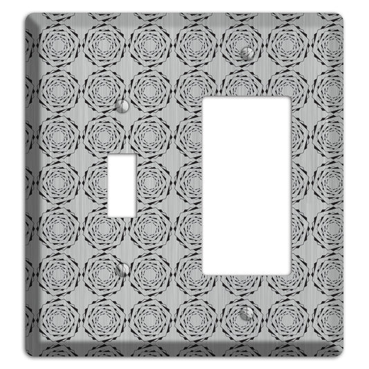 Hexagon Rotation  Stainless Toggle / Rocker Wallplate