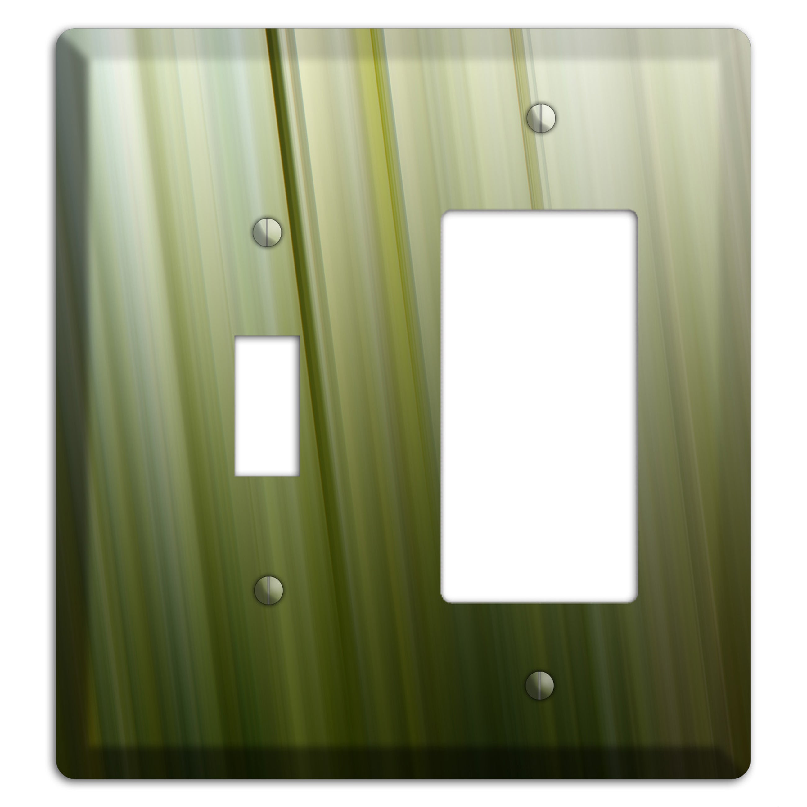 Olive Ray of Light 2 Toggle / Rocker Wallplate