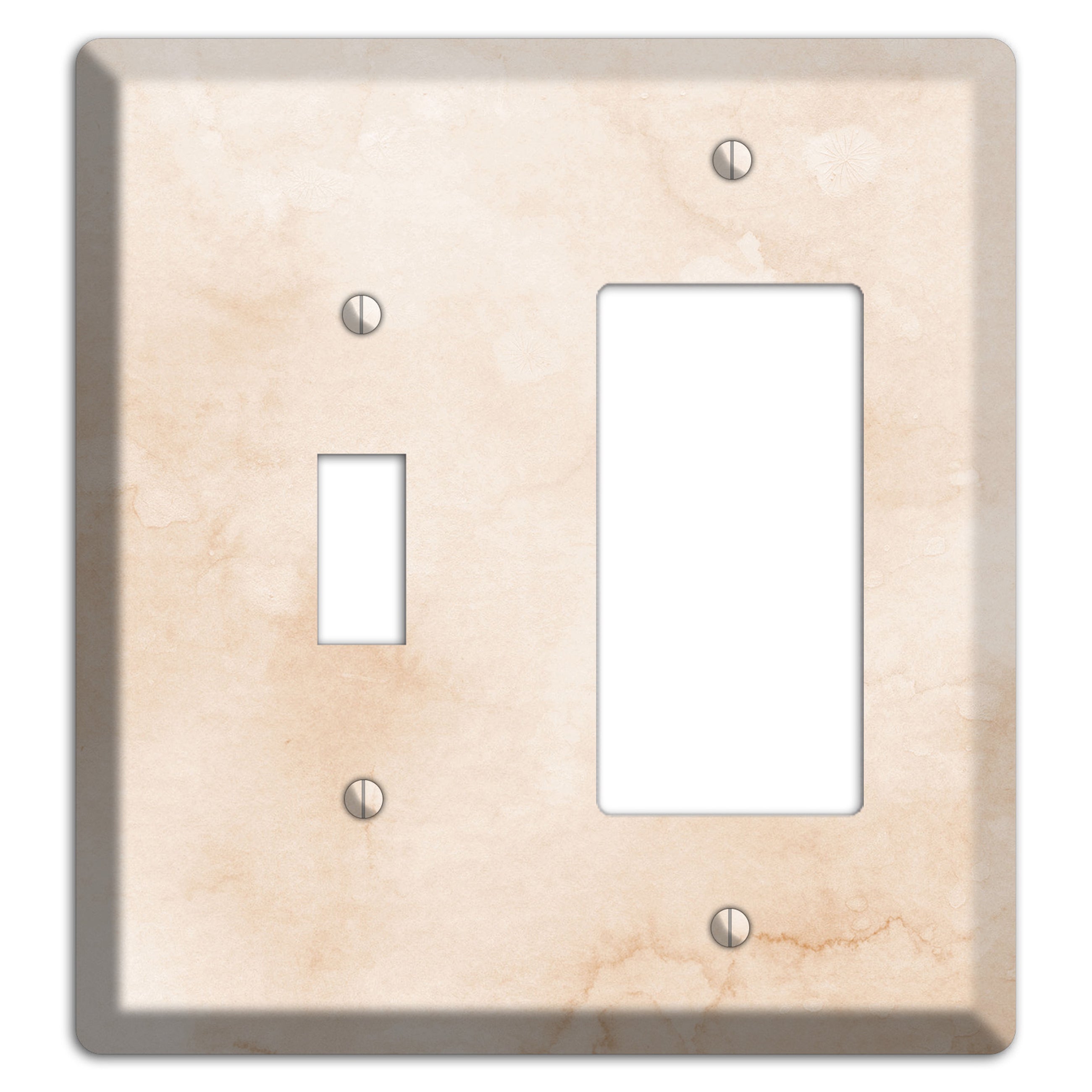 Janna Neutral Texture Toggle / Rocker Wallplate