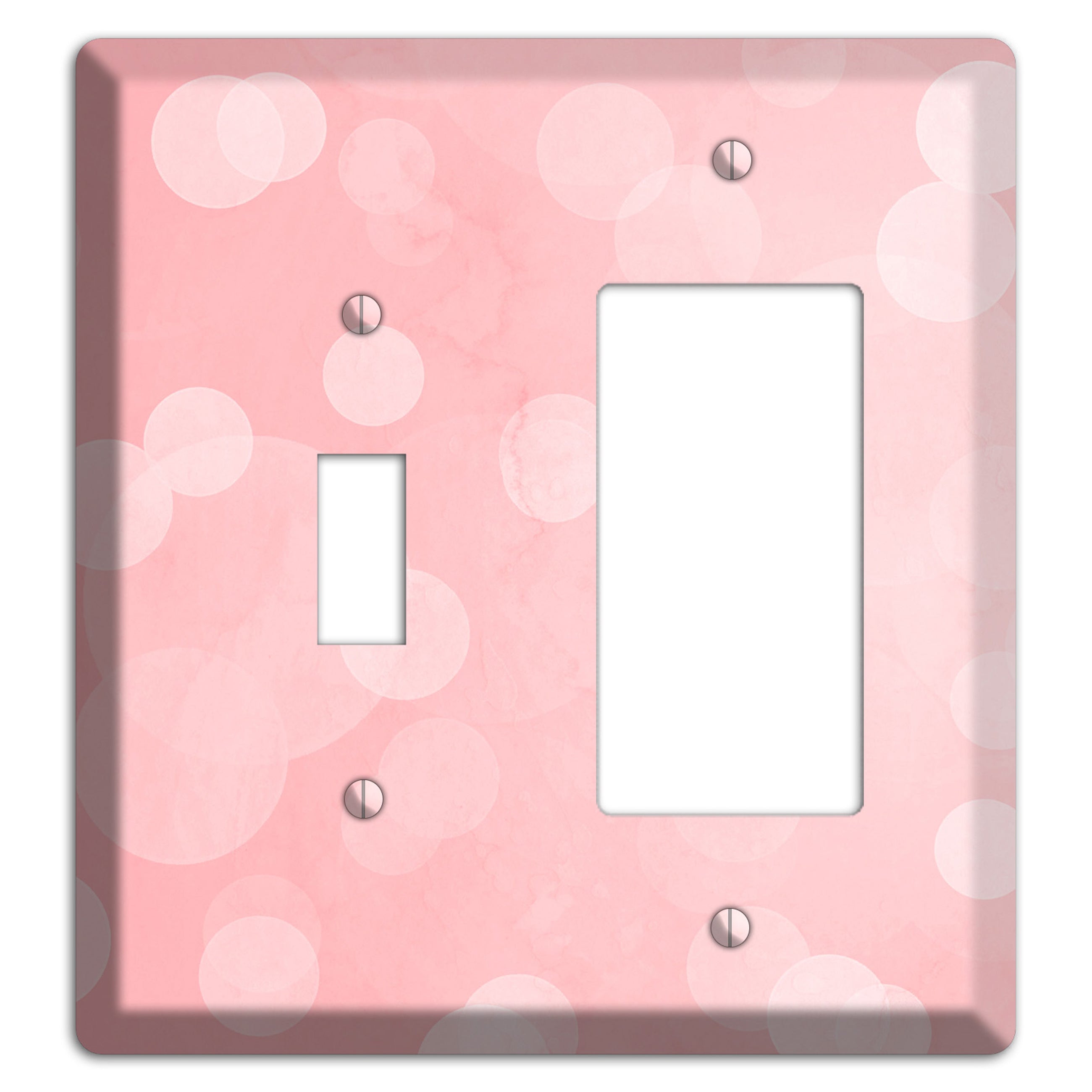 Supernova Soft Coral Toggle / Rocker Wallplate