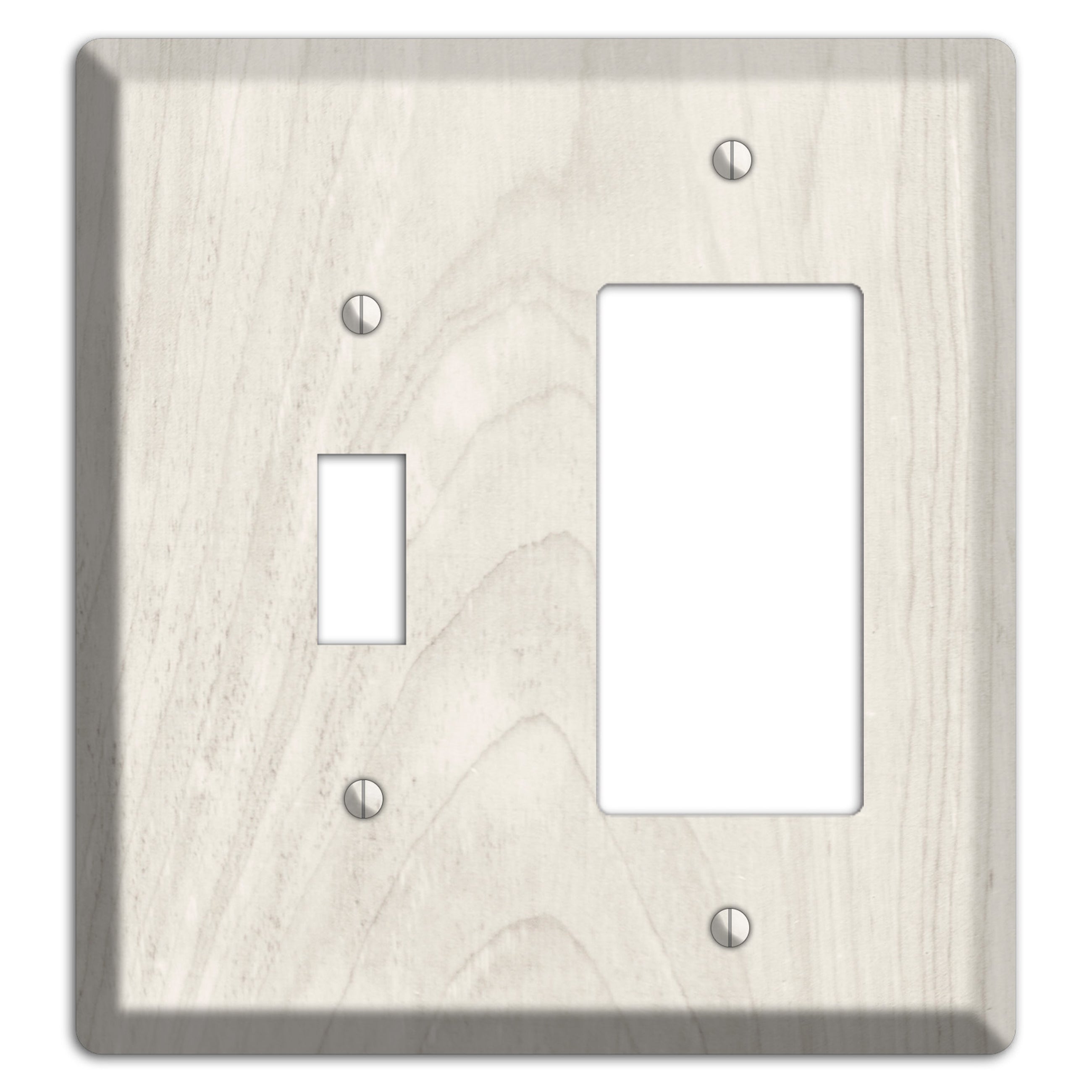 Pearl Bush Antique Toggle / Rocker Wallplate